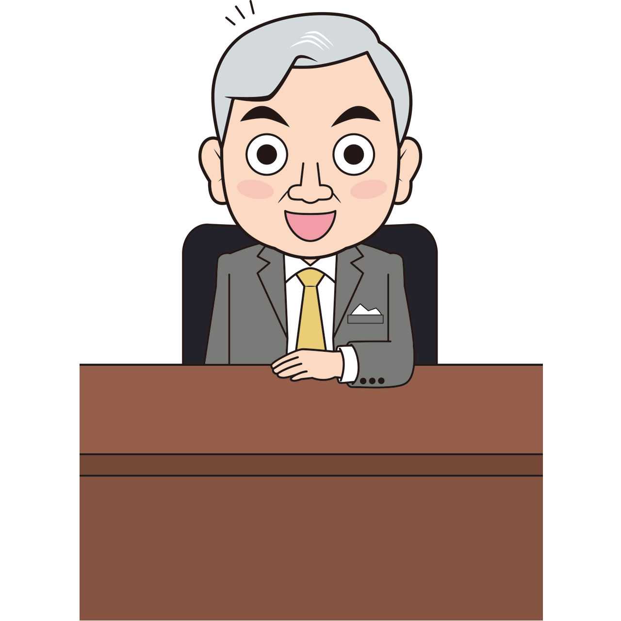 喜ぶ男性社長 Sozaido