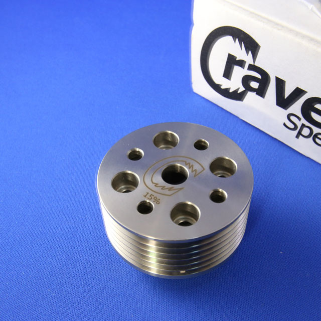 R53(R52クーパーS)用スーパーチャージャー15%小径プーリーキット - 画像2