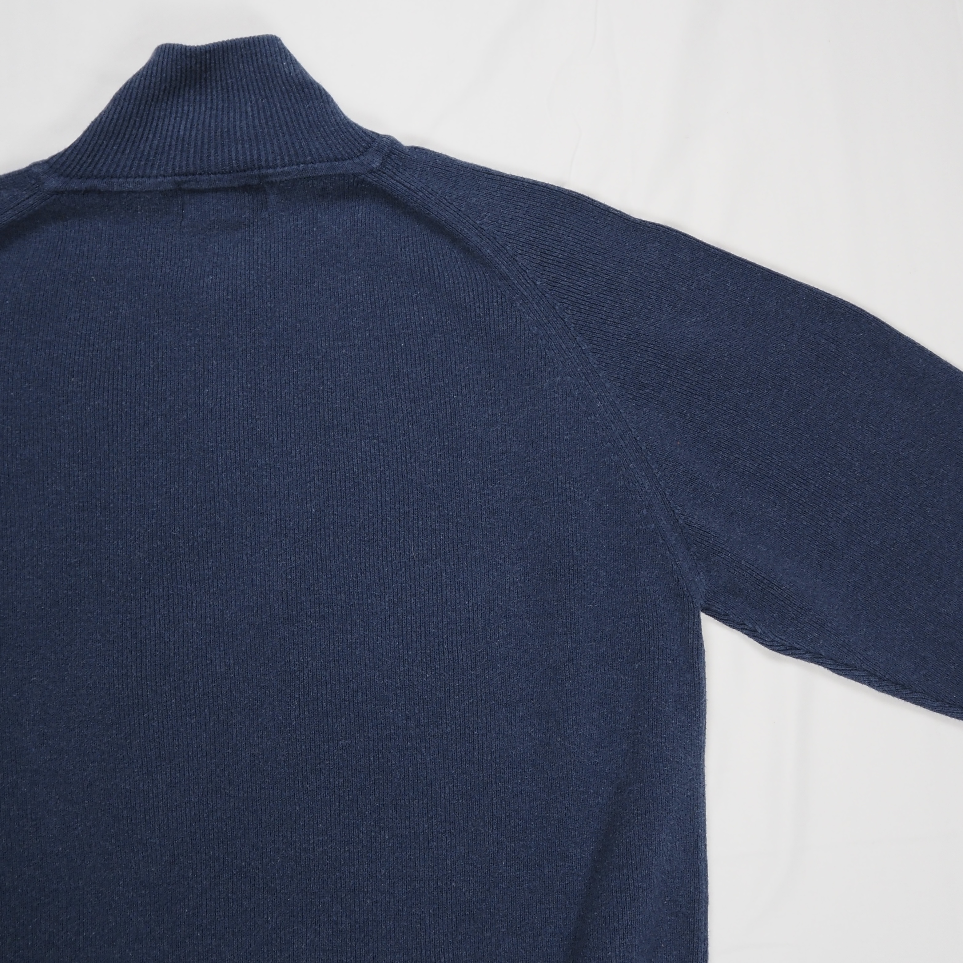 90’s Eddie Bauer コットンニット ハーフジップ Lサイズ の画像 11