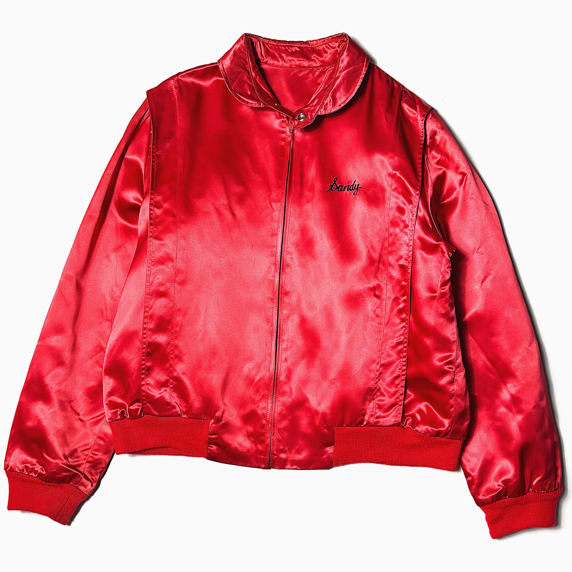 Vintage 80's【Revelation Rags】"The Hop" Satin Jacket の画像 2