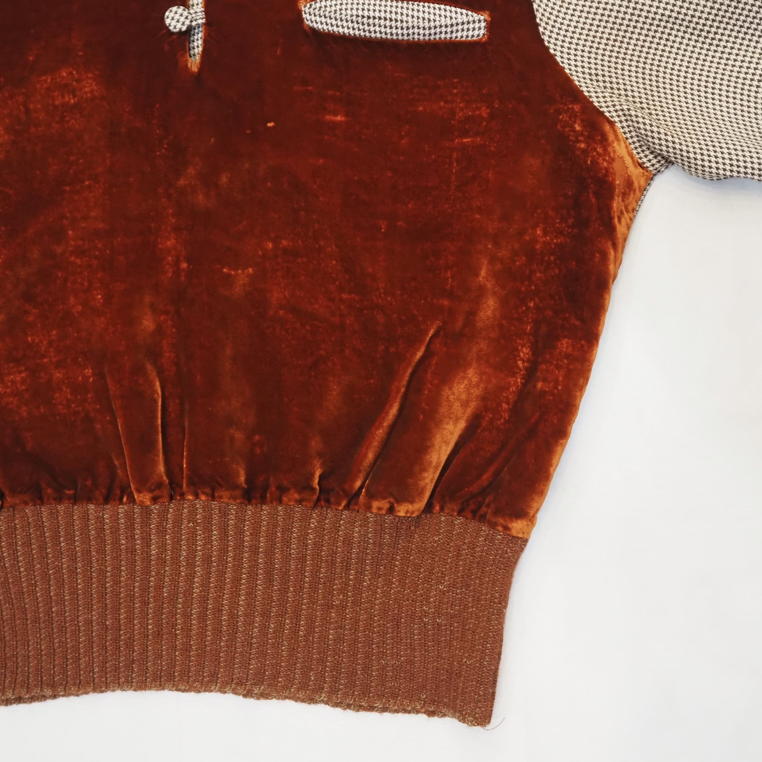50’s Campus リブシャツ Rayon × Velvet の画像 5