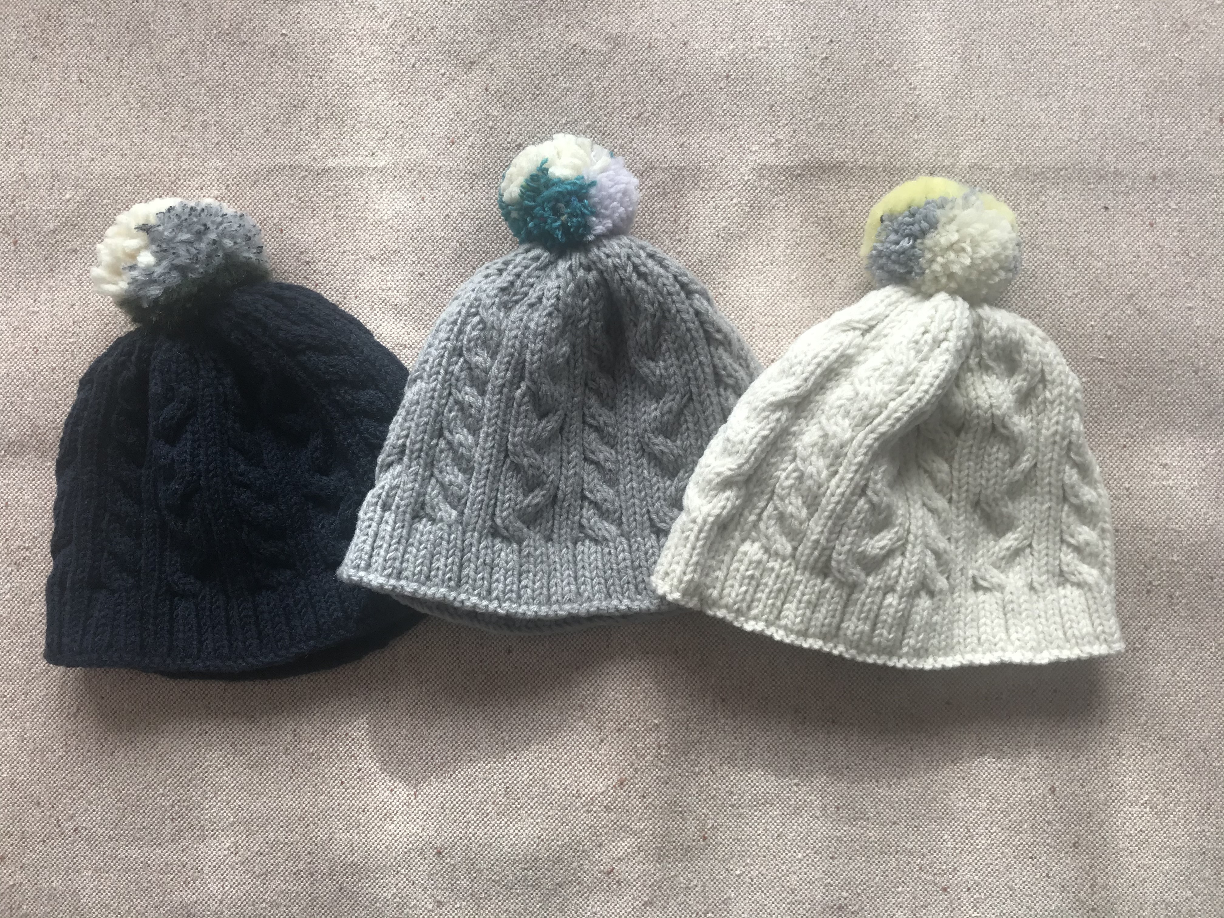 Baby Kids ビッグポンポンニット帽 Hjarta イエッタ