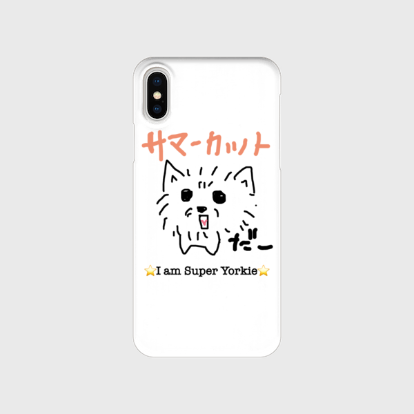 ヨークシャーテリア イラスト サマーカット Iphoneケース Tony