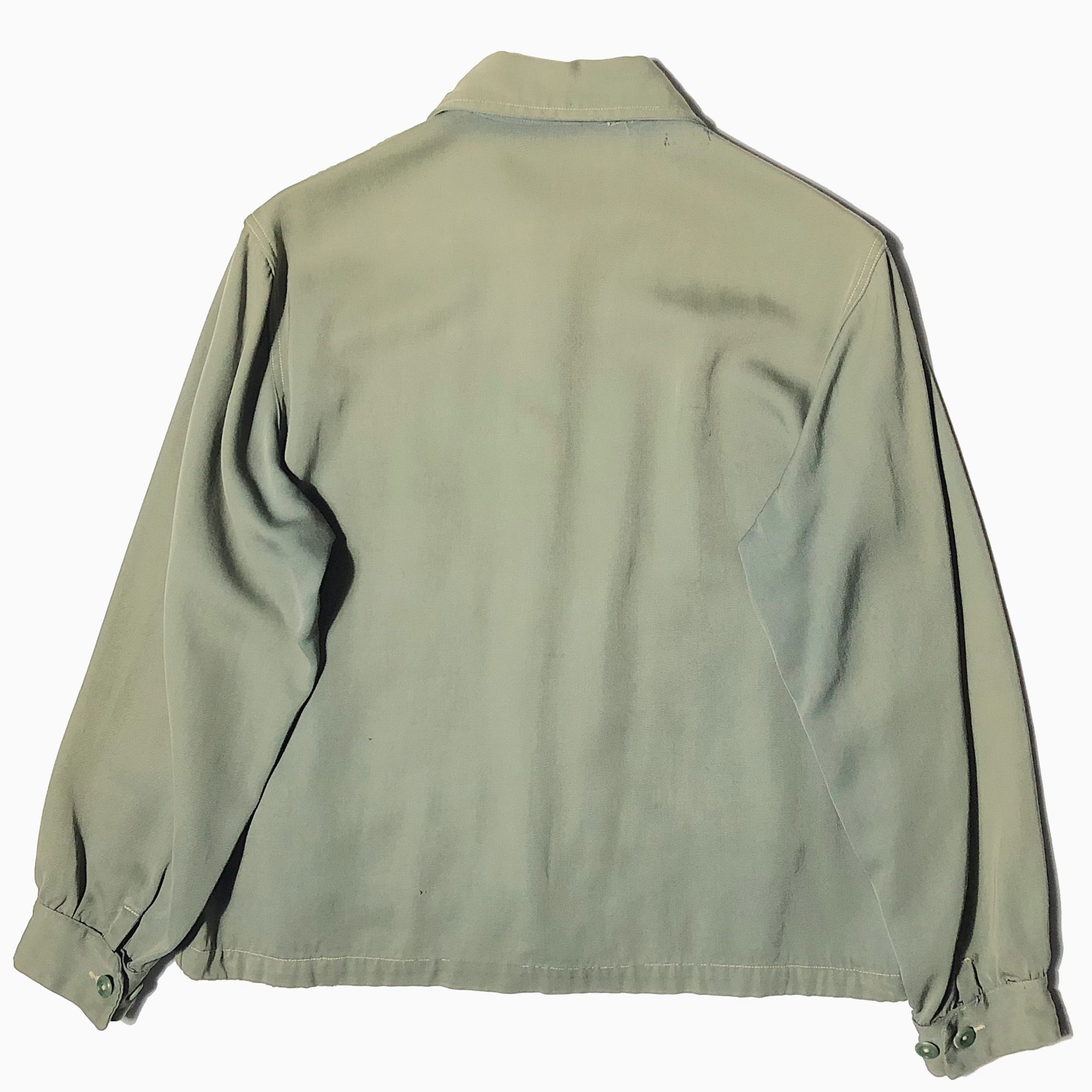 Vintage 50's Rayon Gabardine Jacket の画像 2