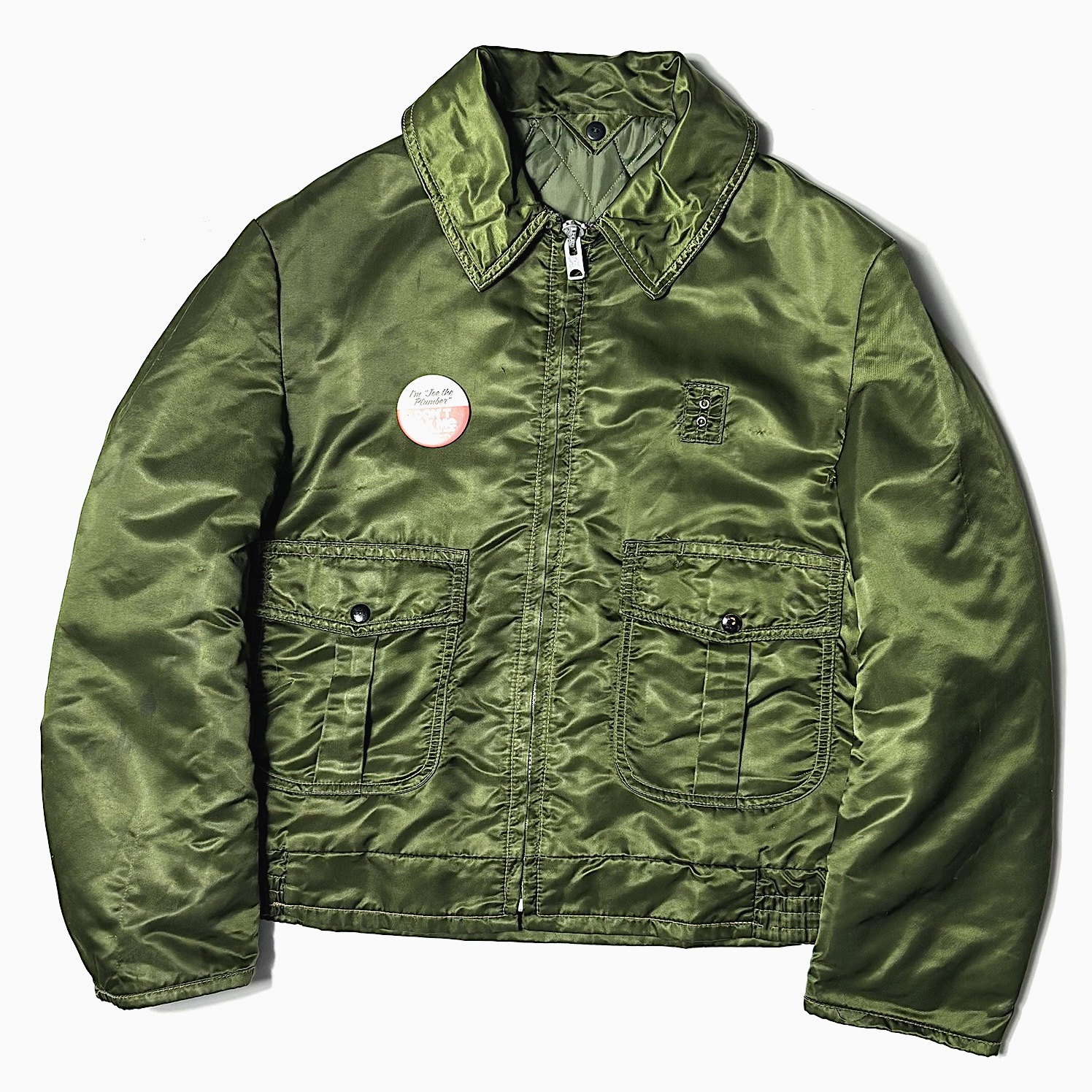 Vintage 60～70's Satin Jacket の画像 3