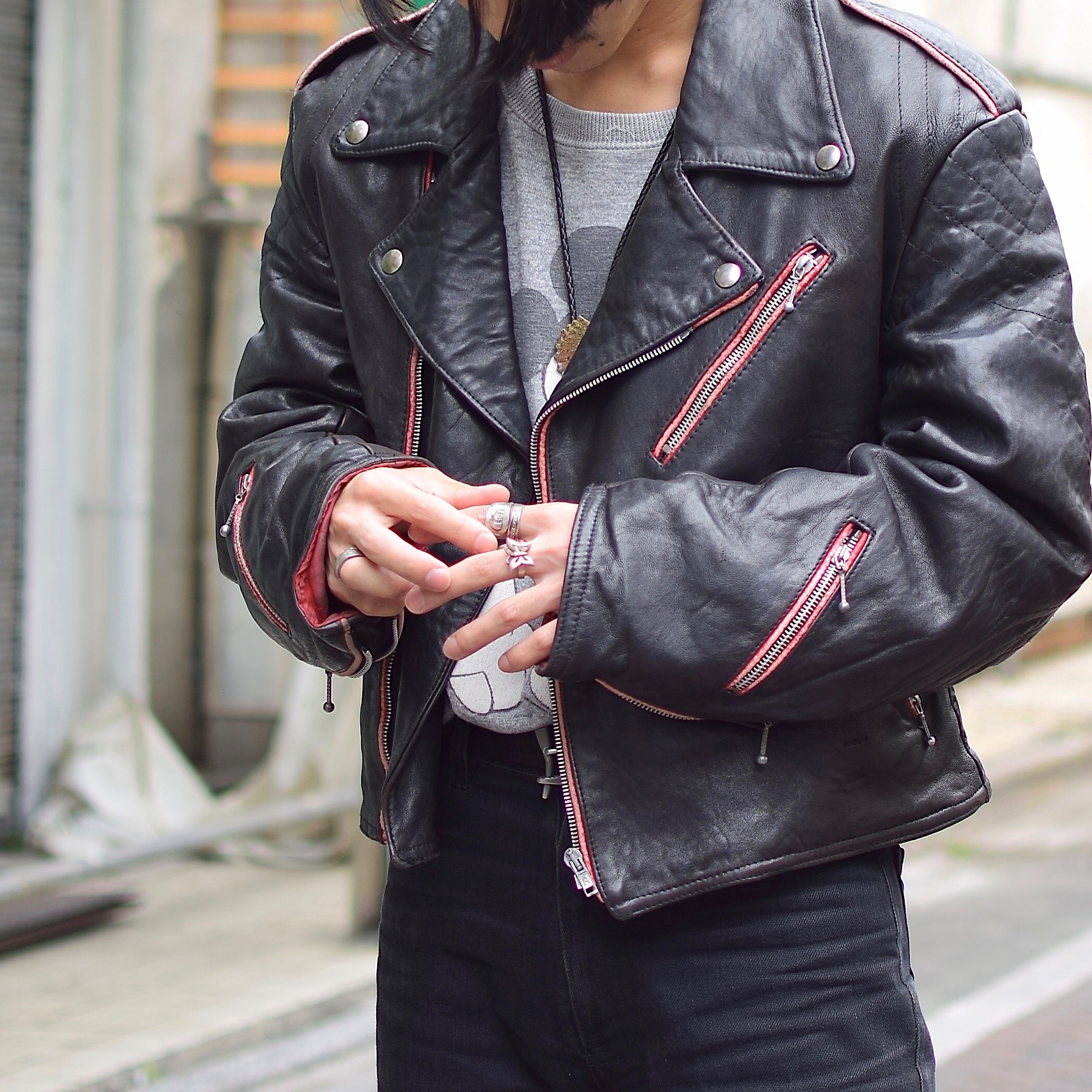 Vintage【Version Francaise】Double Riders Jacket の画像 3