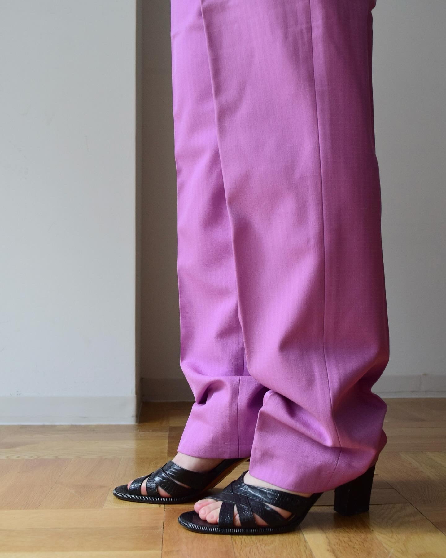 Polyester easy slacks〜dead stock〜① の画像 3