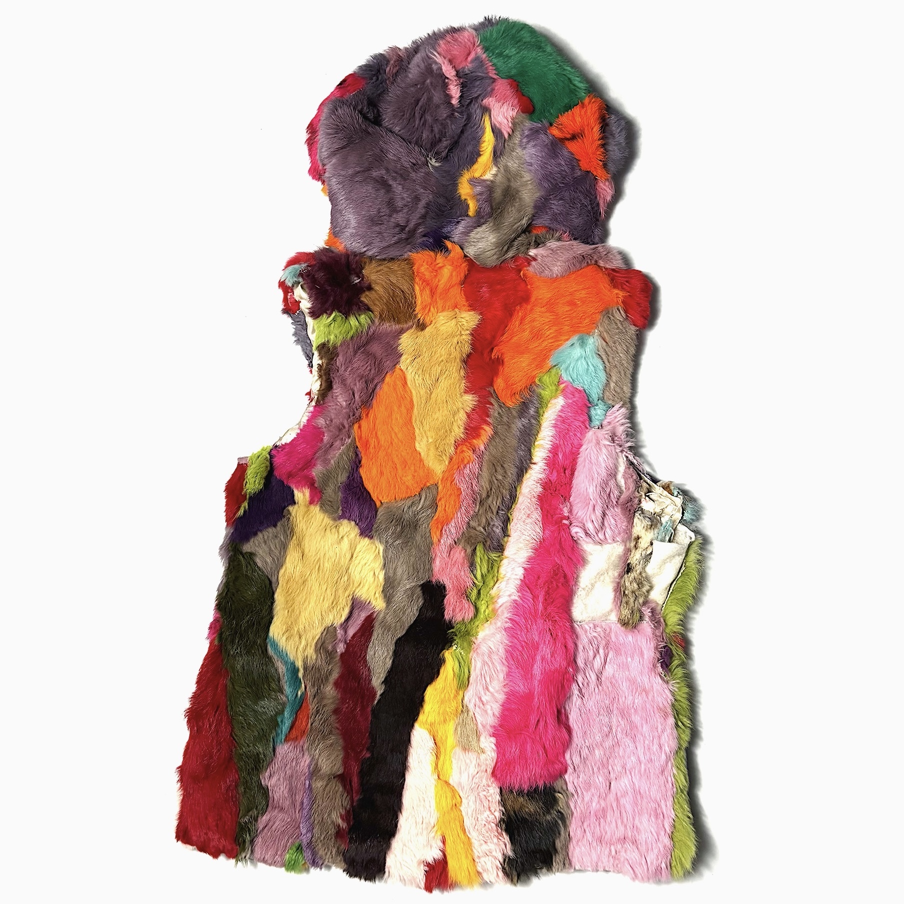 Vintage 70～80's【Jin Diao】Fur Vest の画像 2