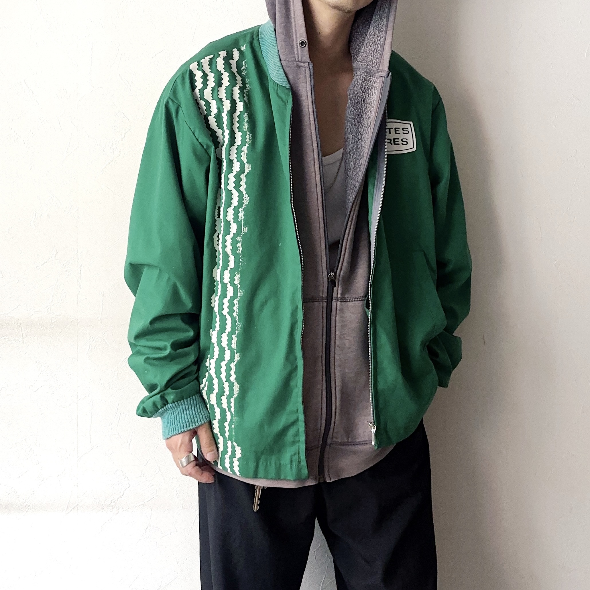 Vintage 60's【Swingster】"GATES TIRES" Lacing Jacket の画像 4