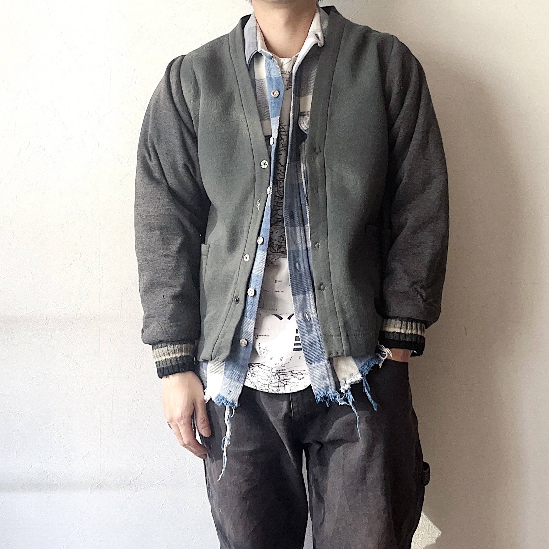Vintage Sweat Cardigan の画像 3