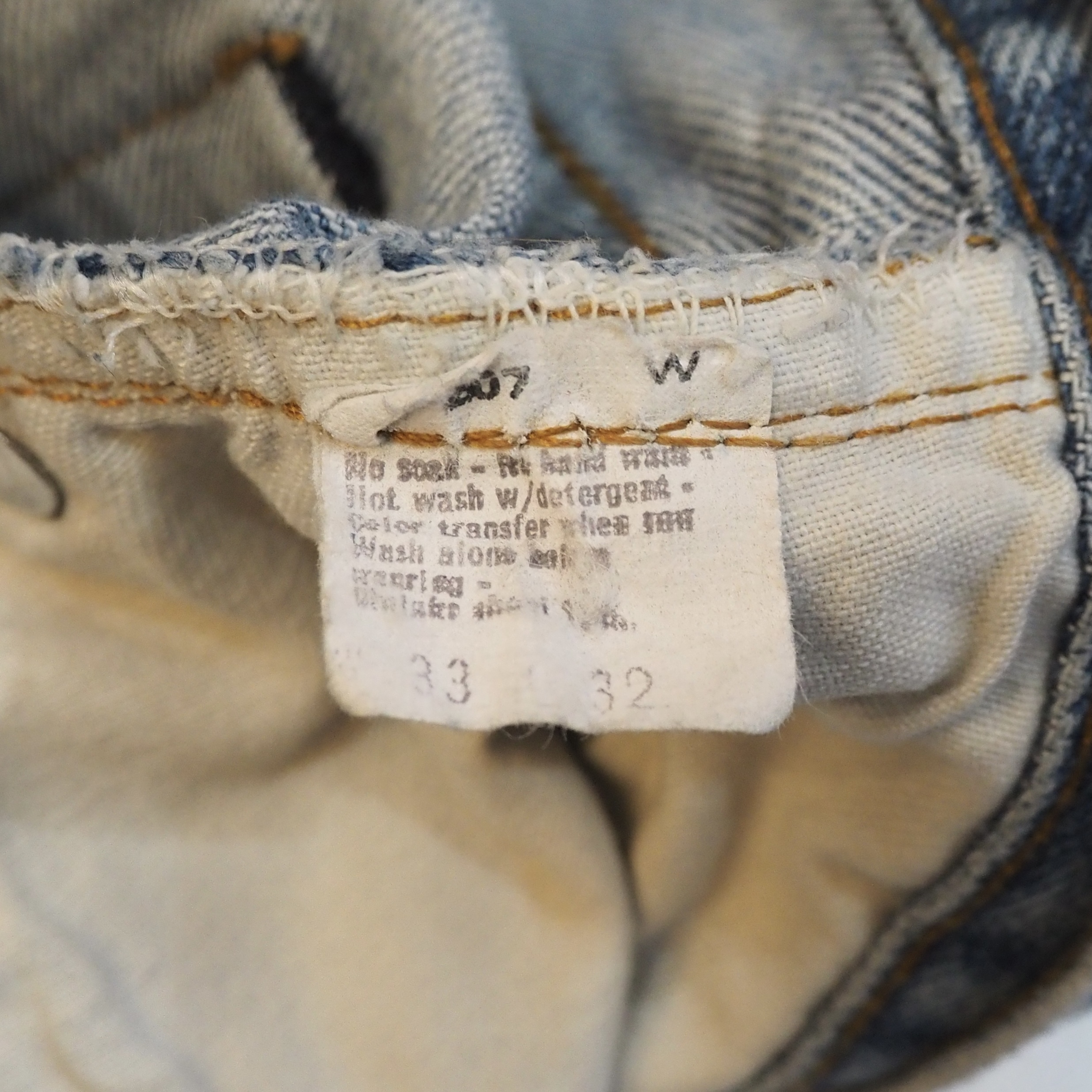 80’s Levi’s 501 赤耳 32×28 の画像 11
