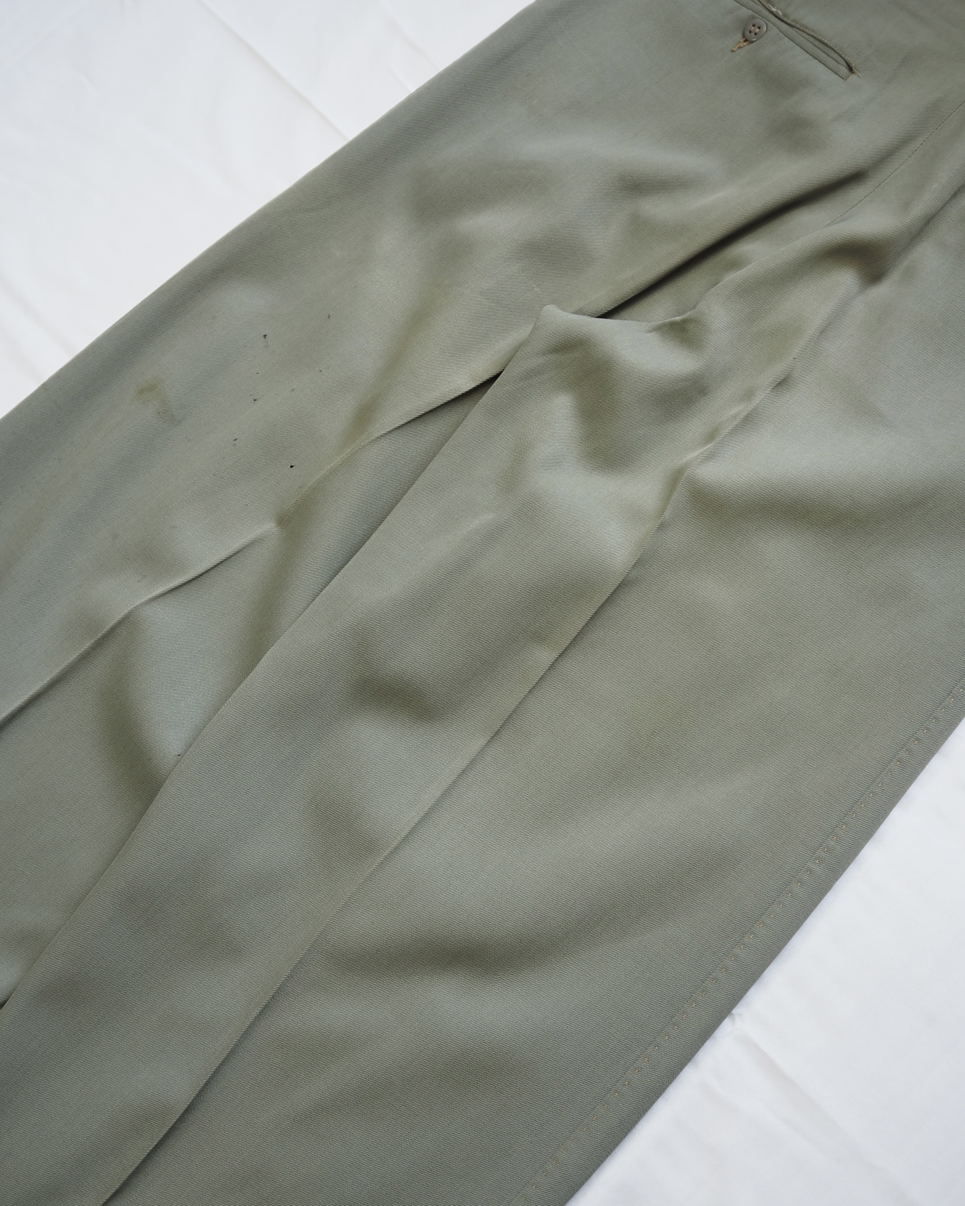 【VCM入荷】50’s ウールスラックス ライトグリーン の画像 17