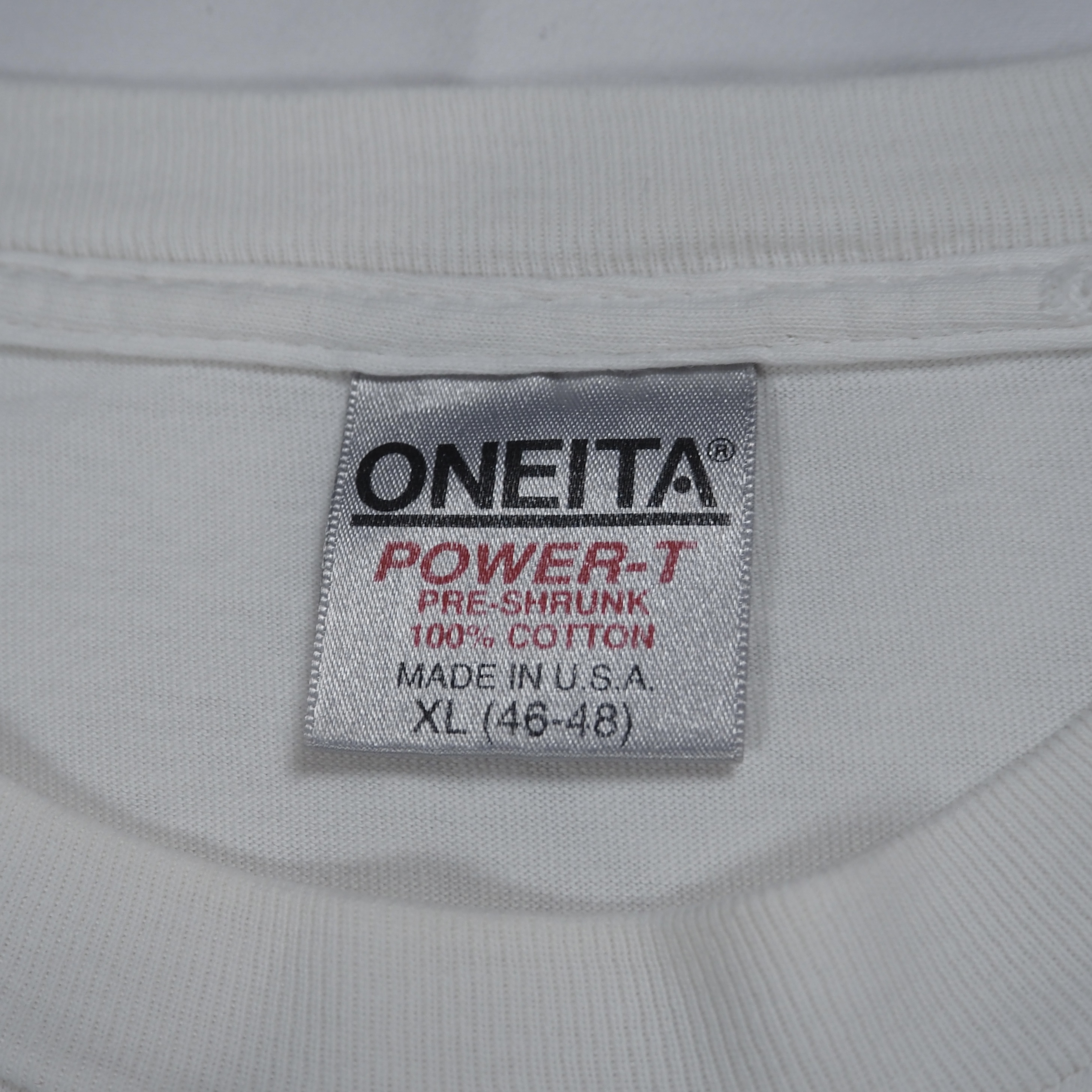 90’s ONEITA バーコードファミリー Tシャツ XL の画像 9