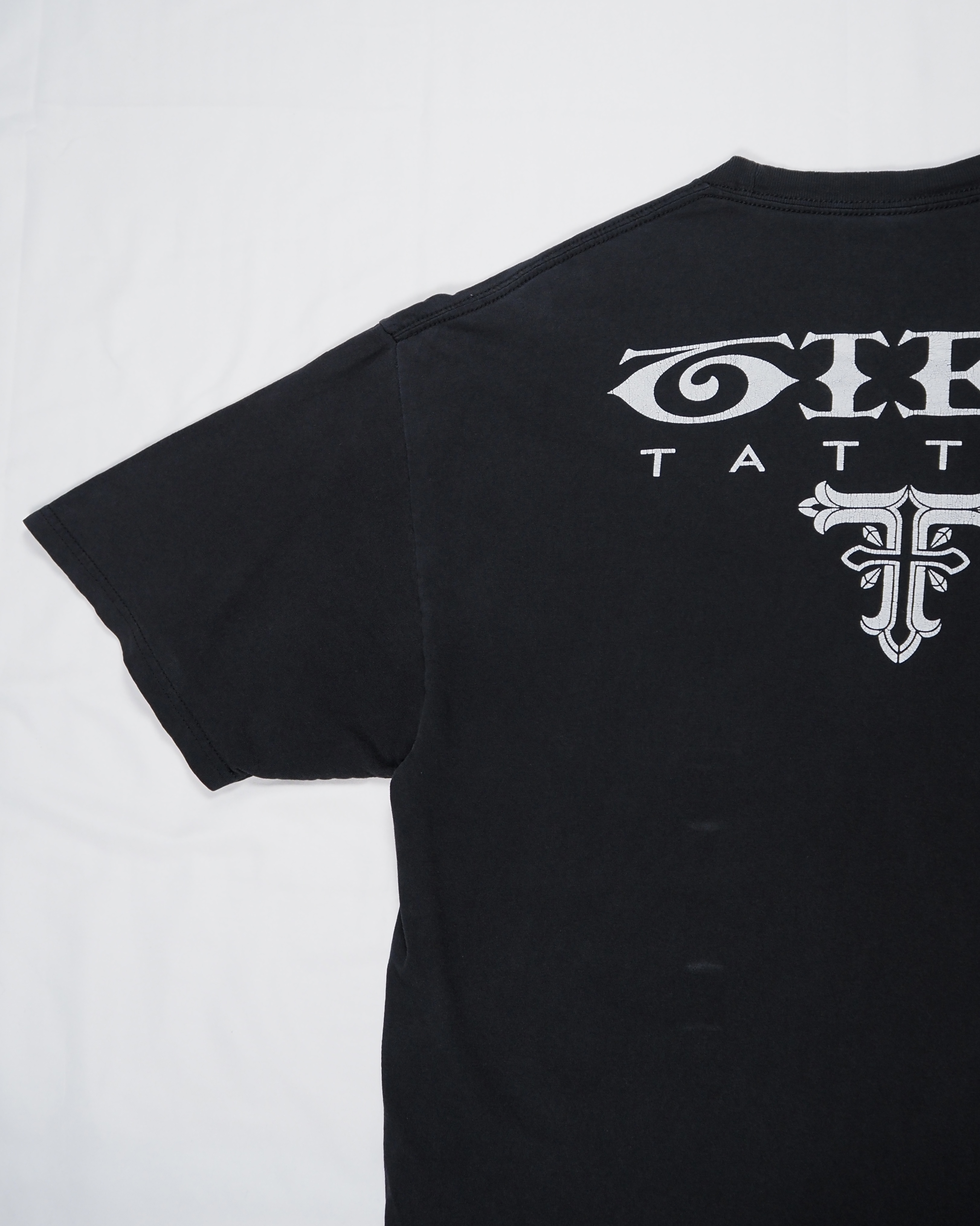00’s Tattoo Tee ブラックフェード サイズXL相当 の画像 3