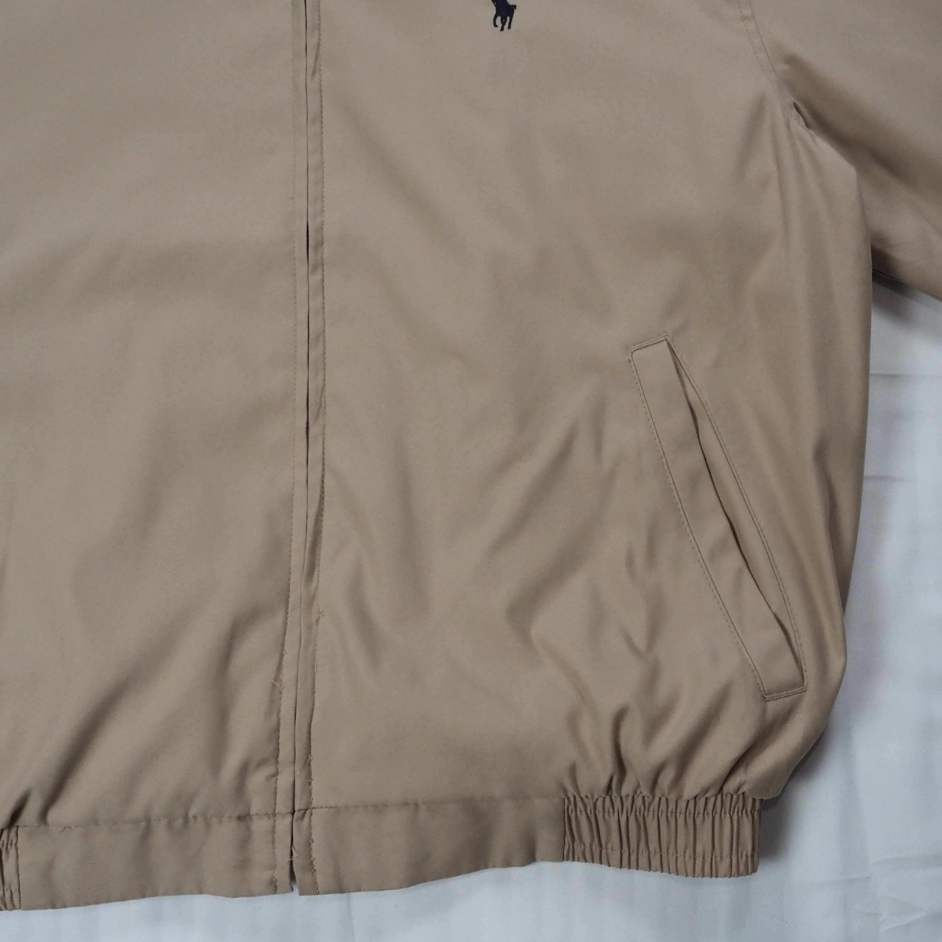 90's Ralph Lauren スイングトップ ベージュ Sサイズ の画像 10