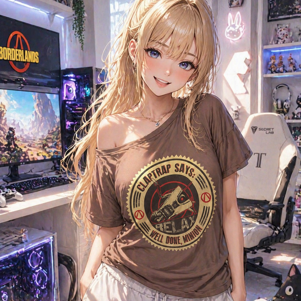 Gearbox Software Borderlands Claptrap【古着/Tシャツ】