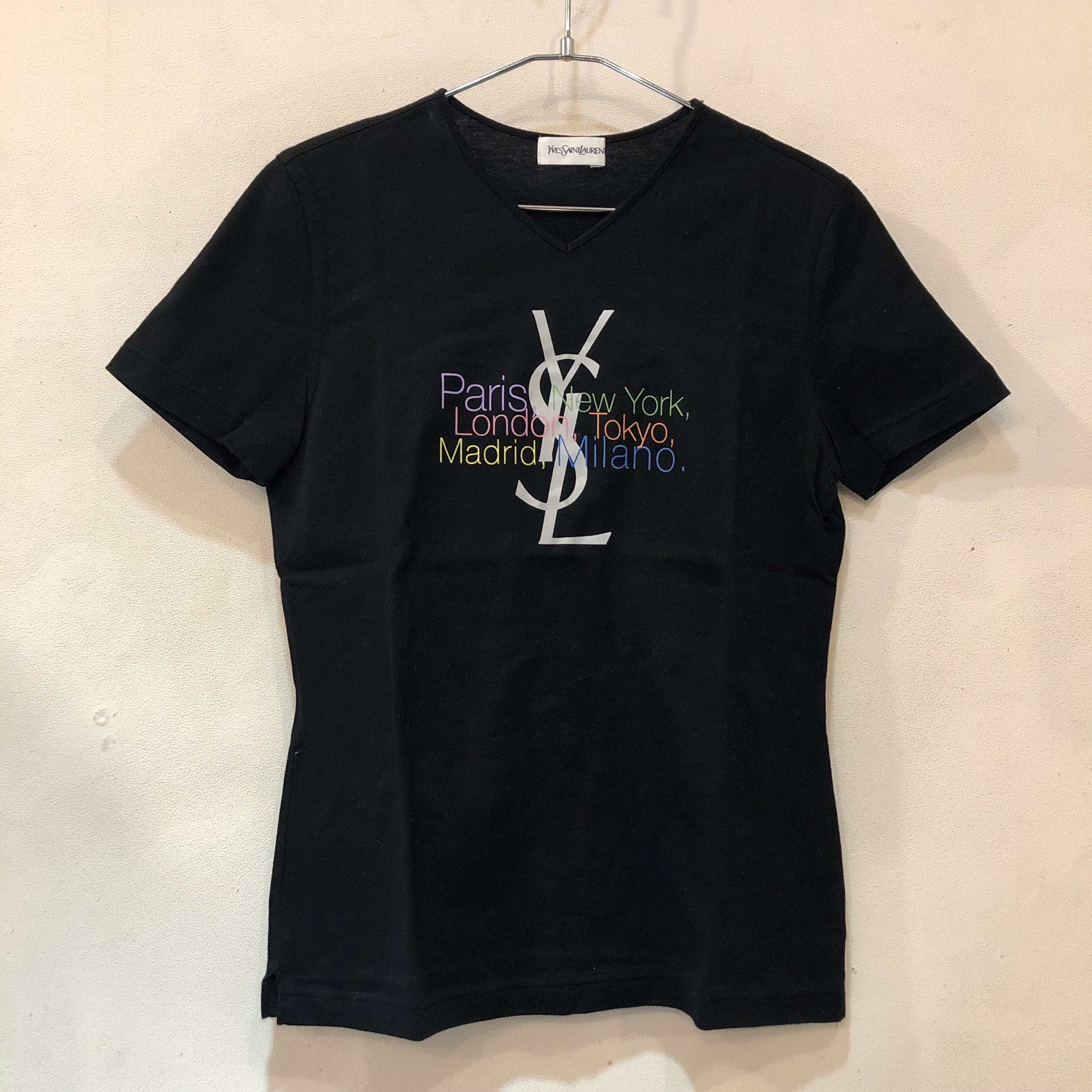 Yves Saint Laurent イブサンローラン Tシャツ ブラック レディース M Room