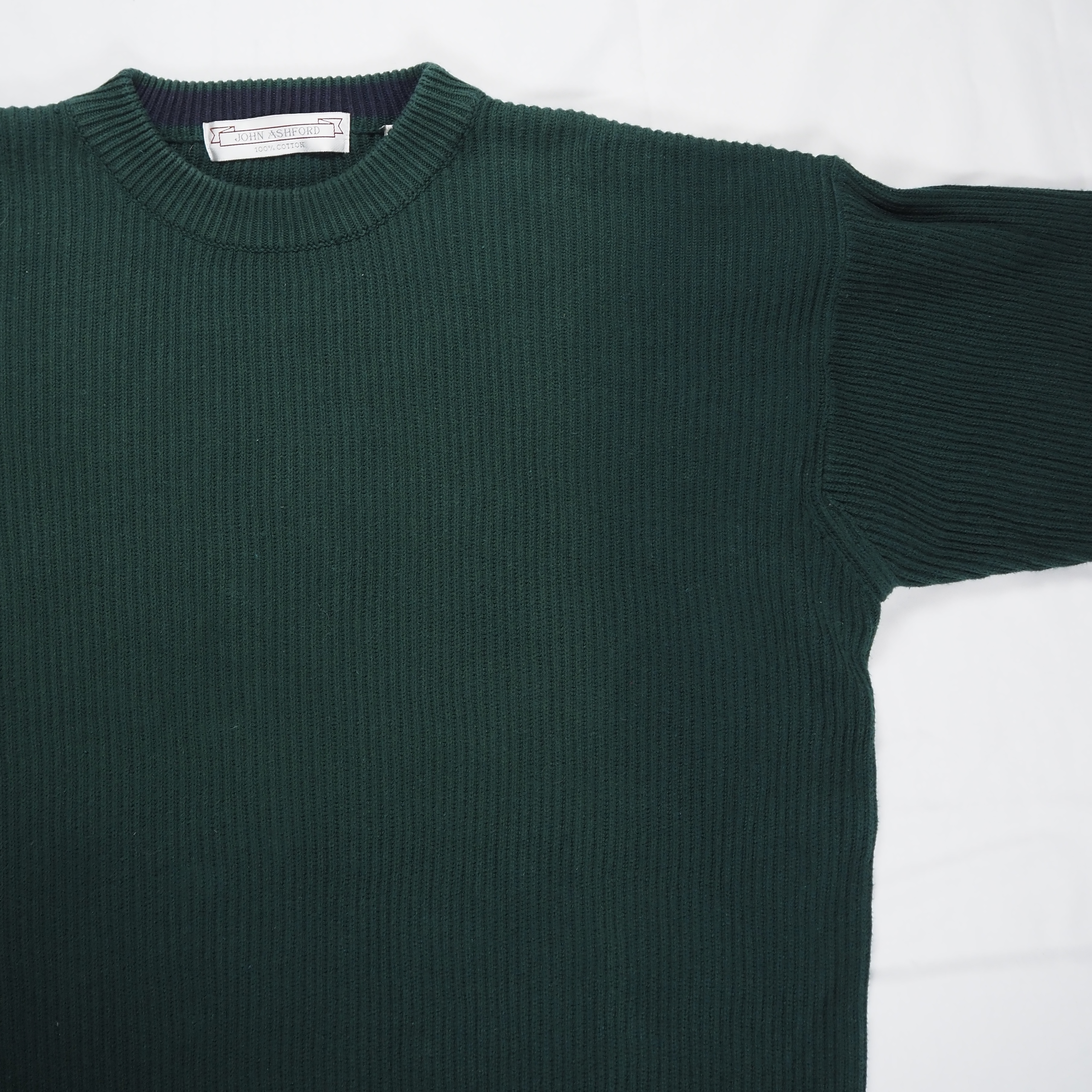 コットンニット グリーン XL の画像 4
