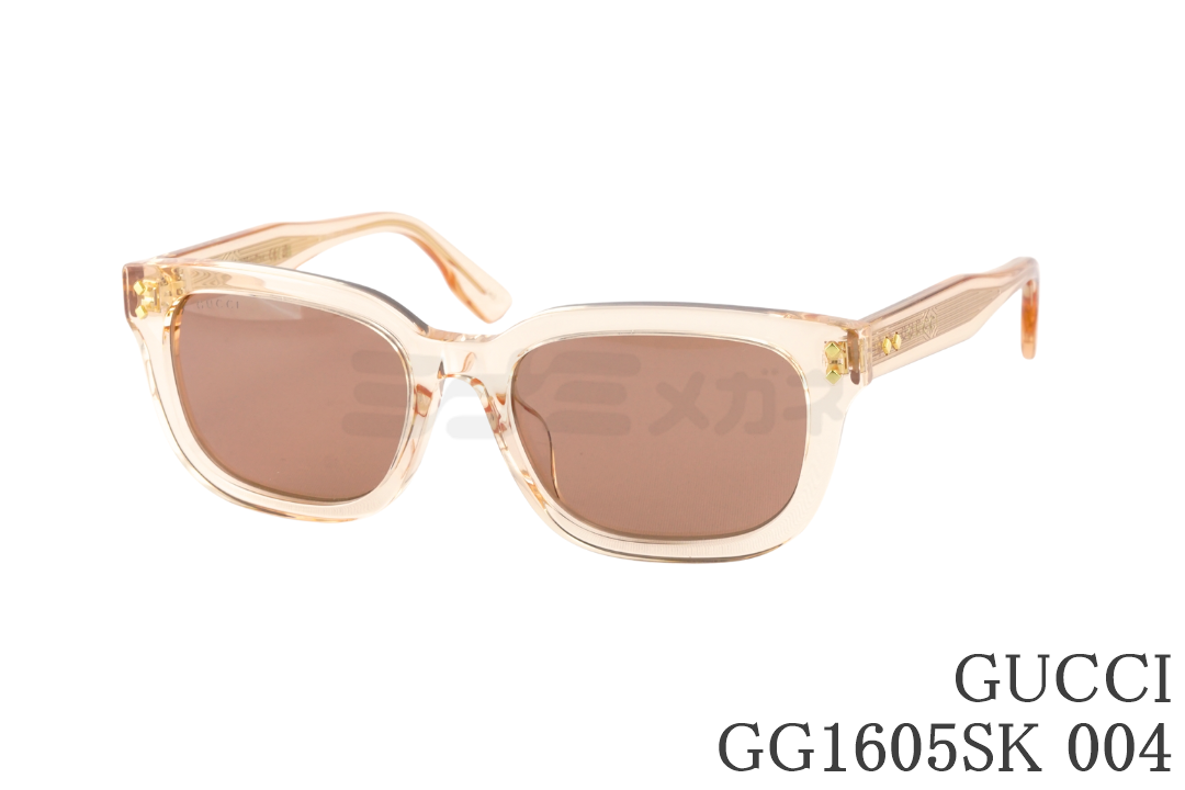 GUCCI サングラス GG1605SK 001 スクエア メンズ レディース アジアン