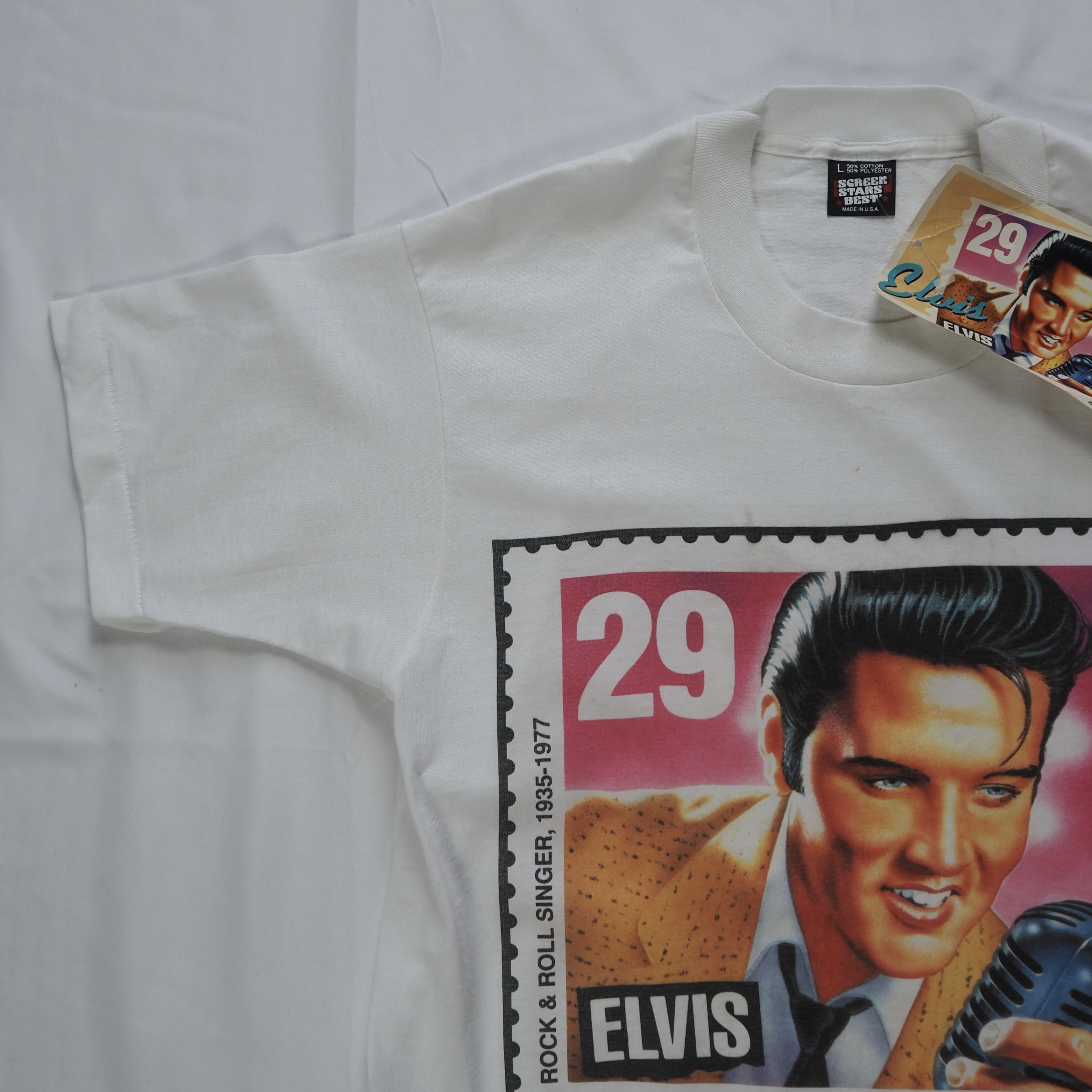 90’s Elvis Presley Tシャツ デッドストック Lサイズ の画像 5