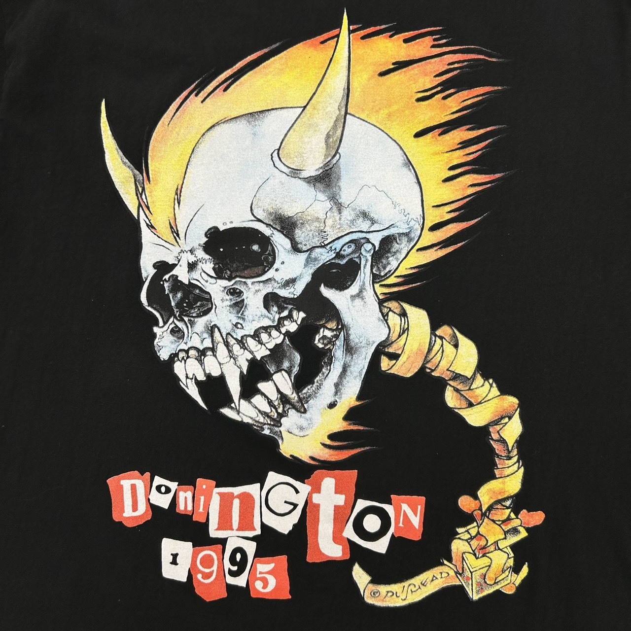 Metallica メタリカ “Donington 1995 Skull” T-Shirt Black / XL の画像 6