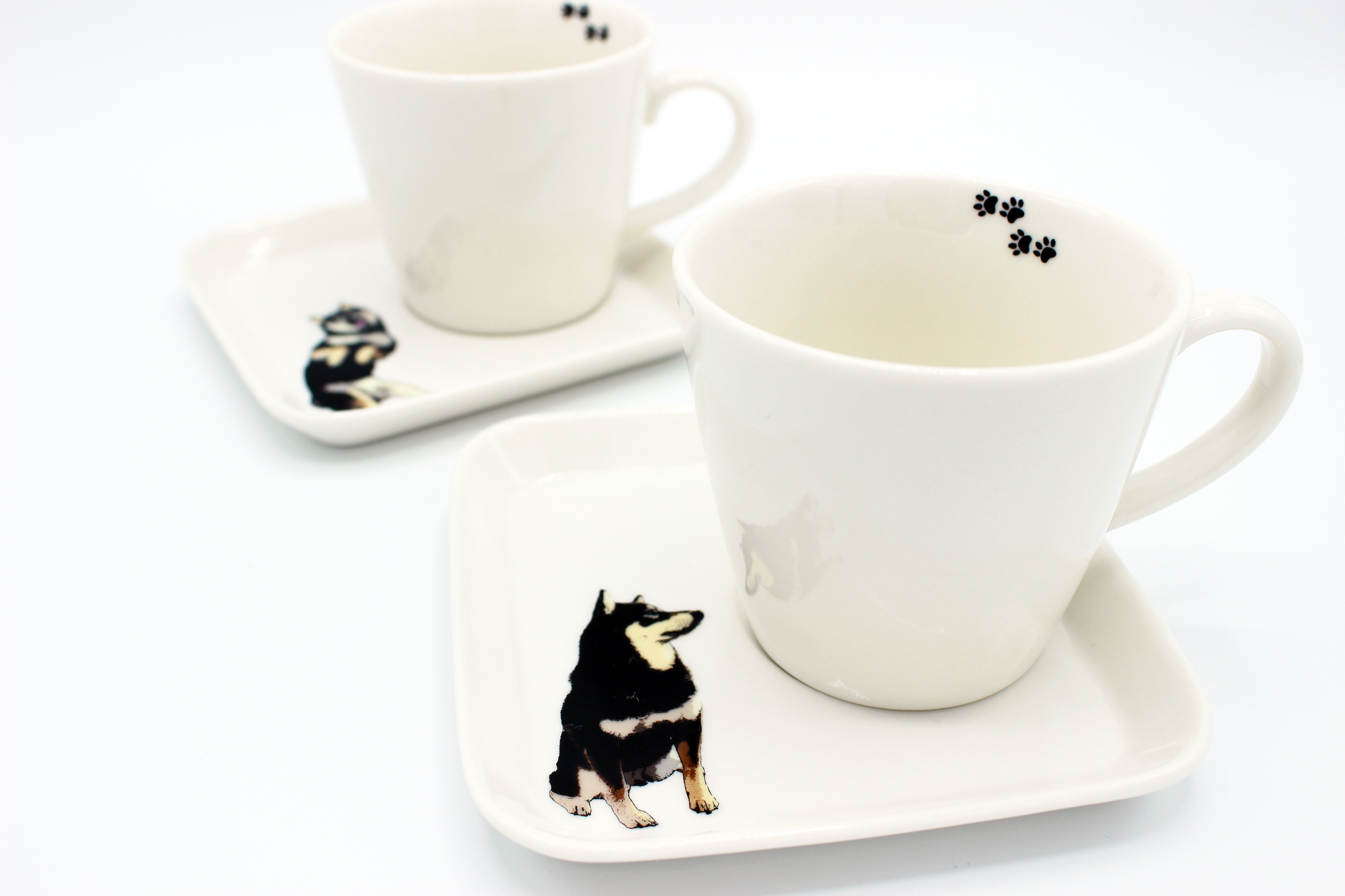 Shiba S Special 黒柴カフェセット 柴犬グッズ専門店 猫と柴犬 チワワ柄の食器 雑貨の店 銀くま