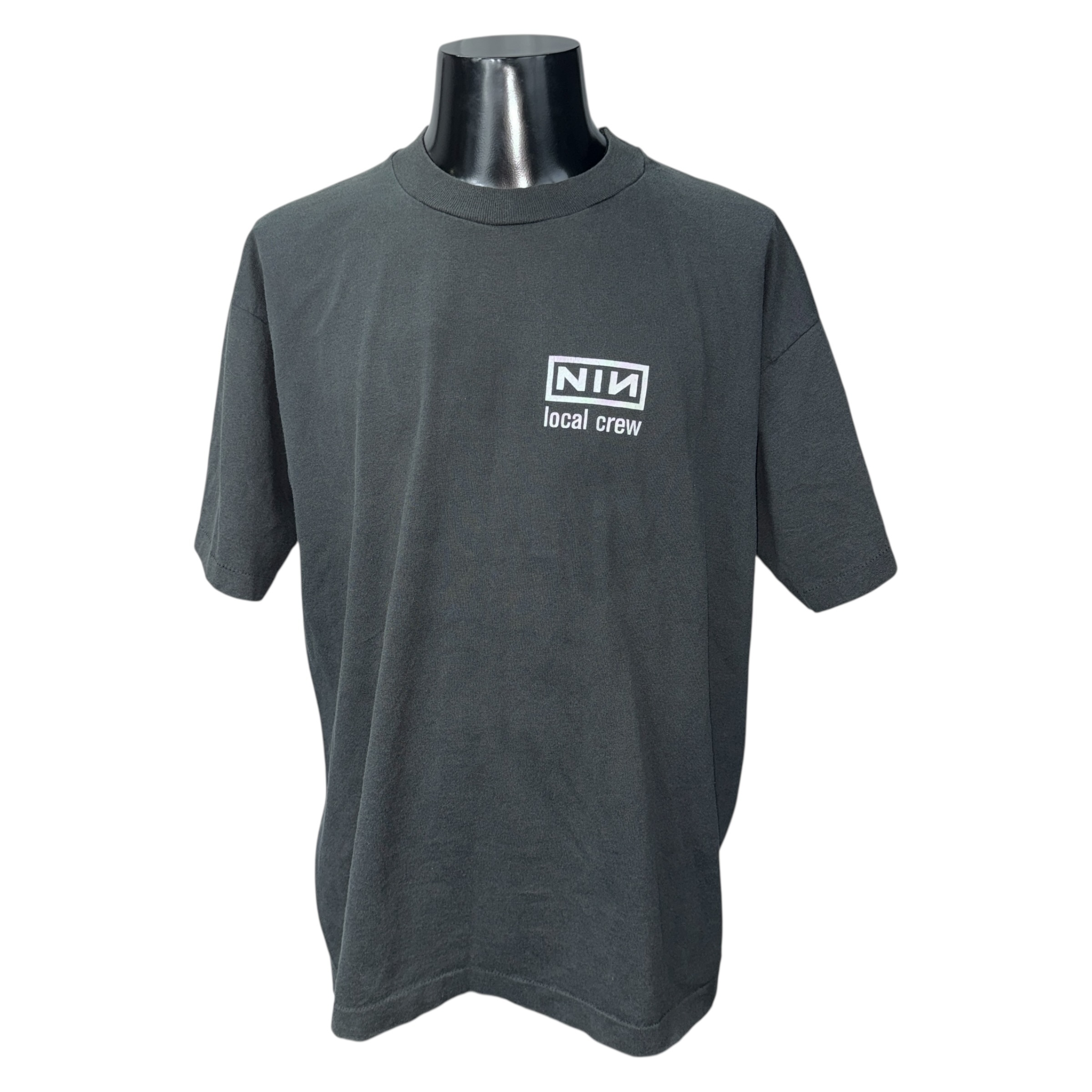 【NINE INCH NAILS】ナイン・インチ・ネイルズ “local crew” 90s Vintage Tシャツ