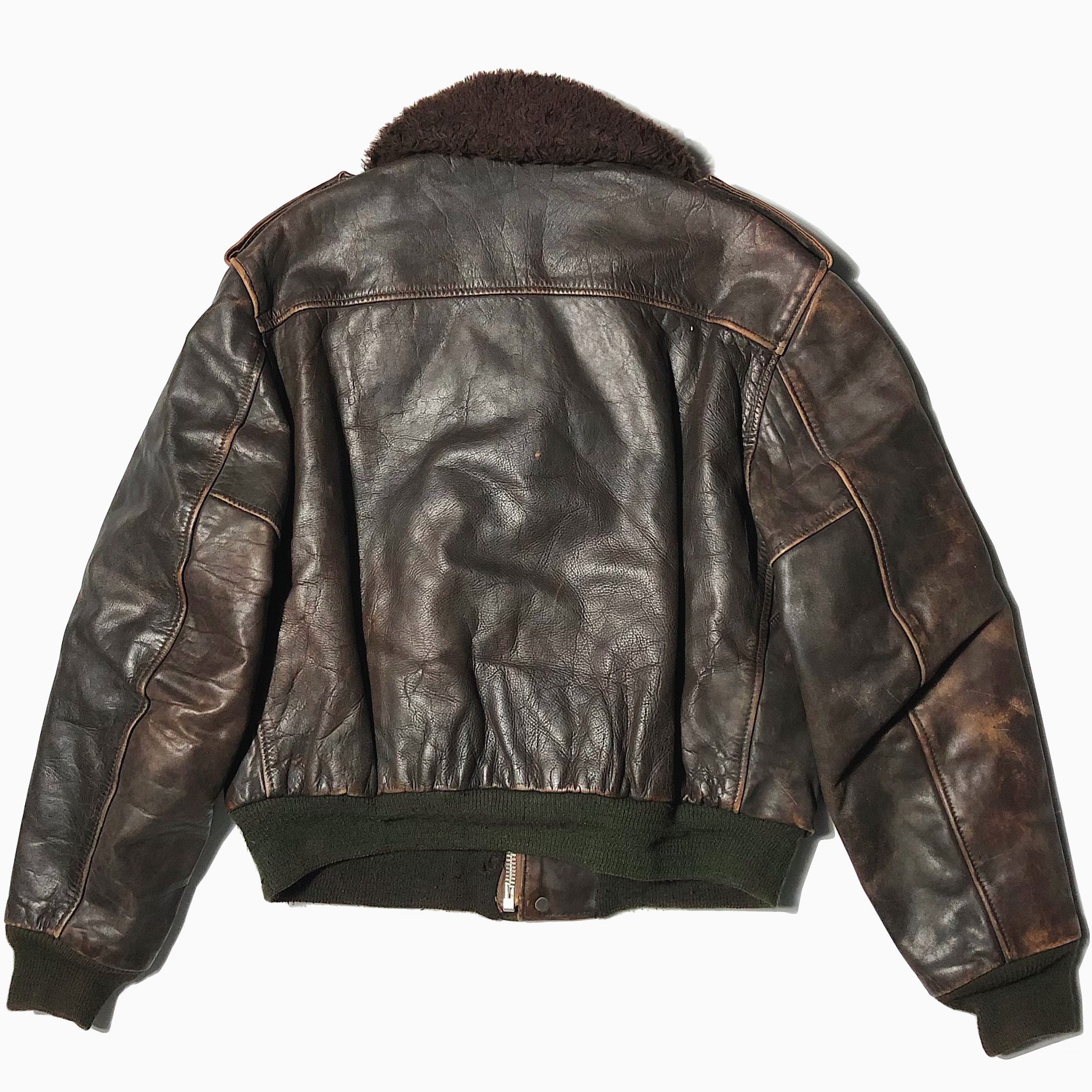 Vintage 70's【Schott】Leather Flight Jacket の画像 2