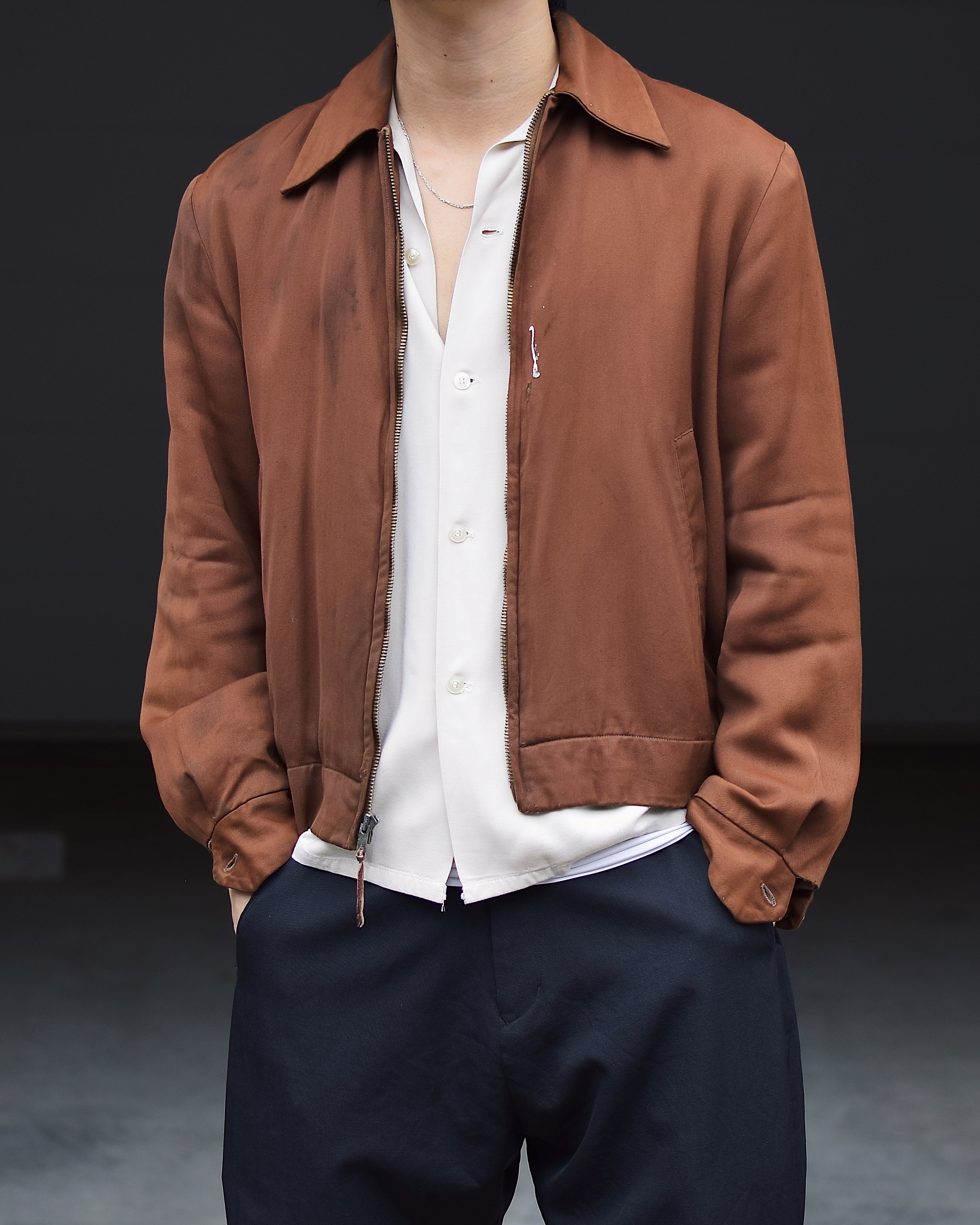 Vintage 50's【Weatherite】Rayon Gabardine Jacket の画像 3