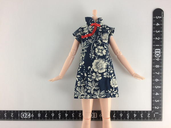 ドール服 1 6 女性用25 ダークブルー 中国服 ドール 衣装専門店 燦燦 7b ドール服 1 6 女性用25 ダークブルー 中国服 ドール 衣装専門店 燦燦 7b