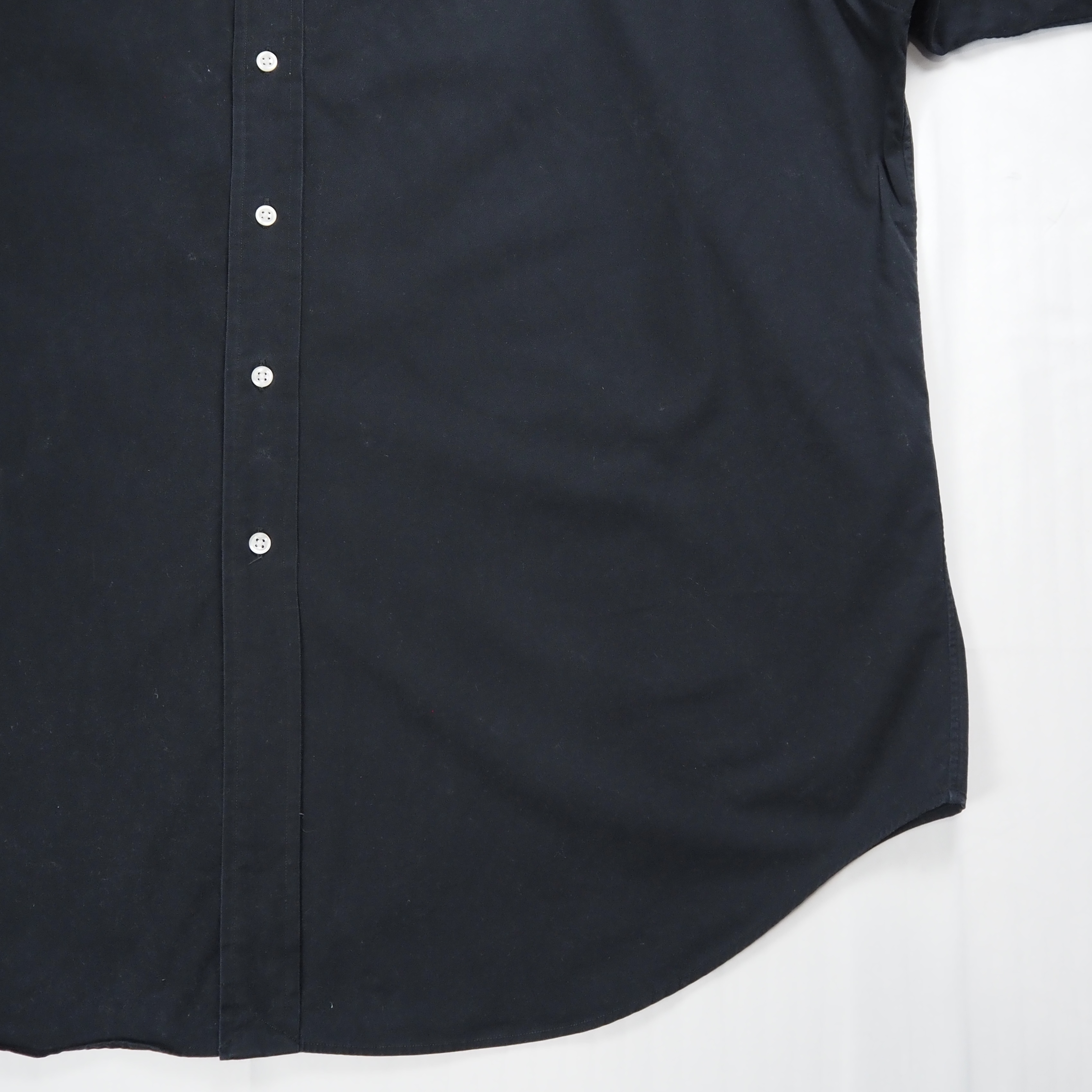 90’s Ralph Lauren Blake BDシャツ ブラック XL の画像 10