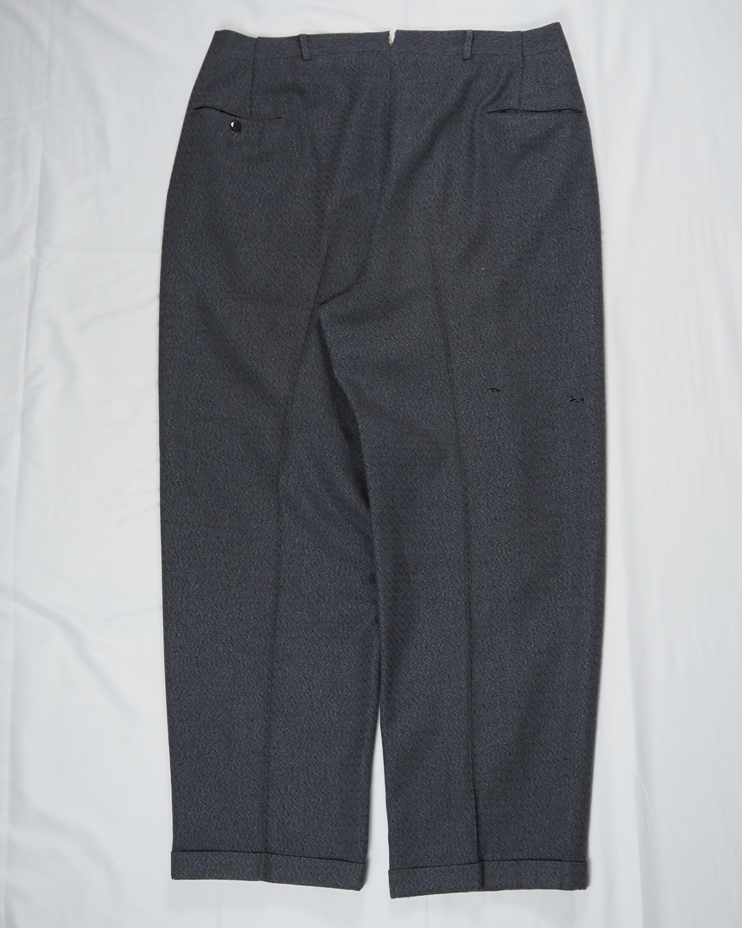 50’s Vintage Wool Slacks グレー の画像 14