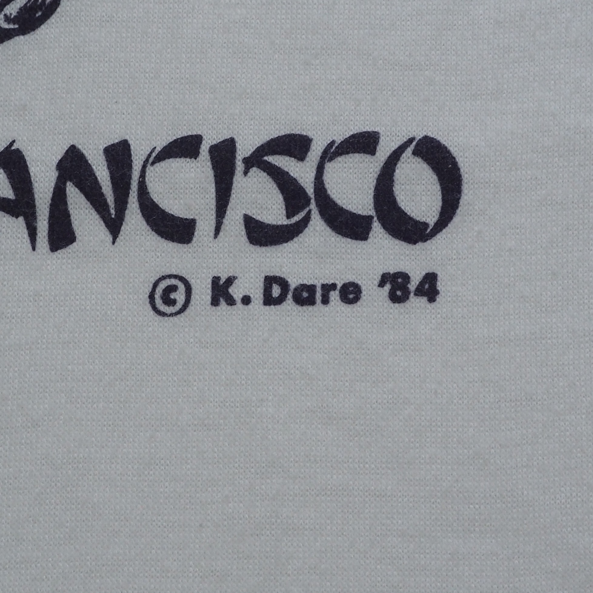 80's Hanes 鼠年Tシャツ Lサイズ ホワイト の画像 4