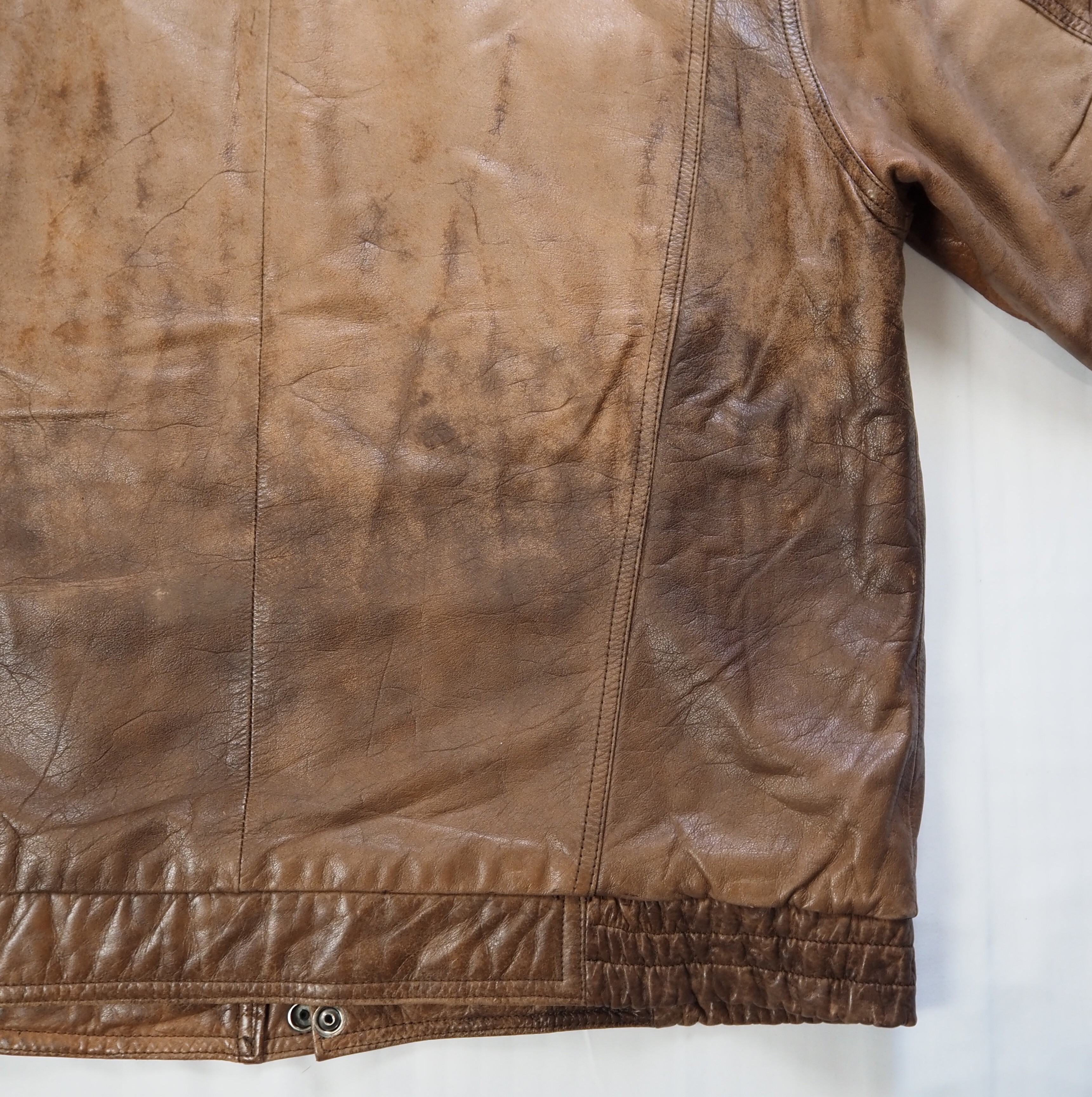 【9/23 20:00入荷】90's Levi's レザージャケット Mサイズ の画像 18