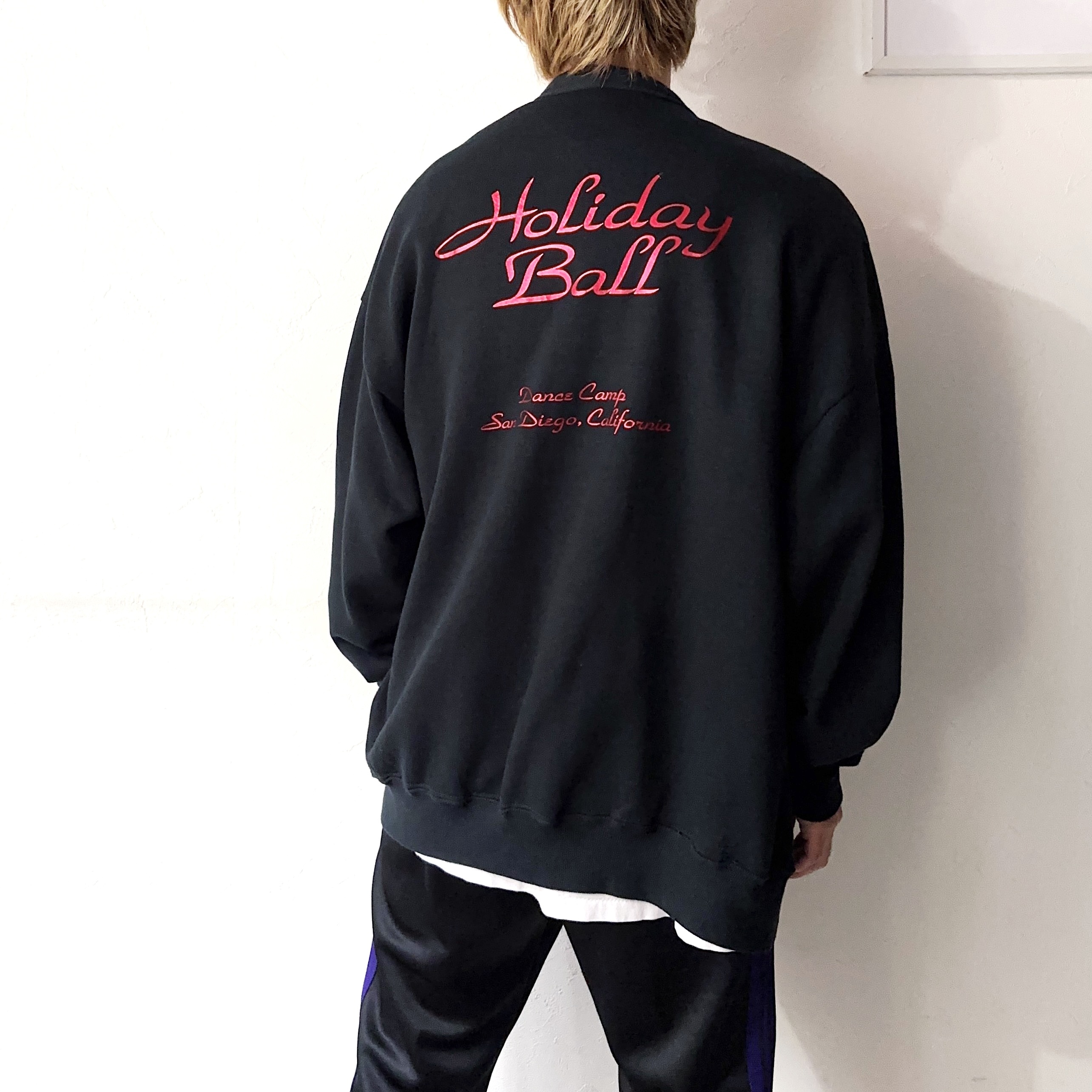 Vintage 90's【JERZEES】"Holiday Ball" Sweat Cardigan の画像 4