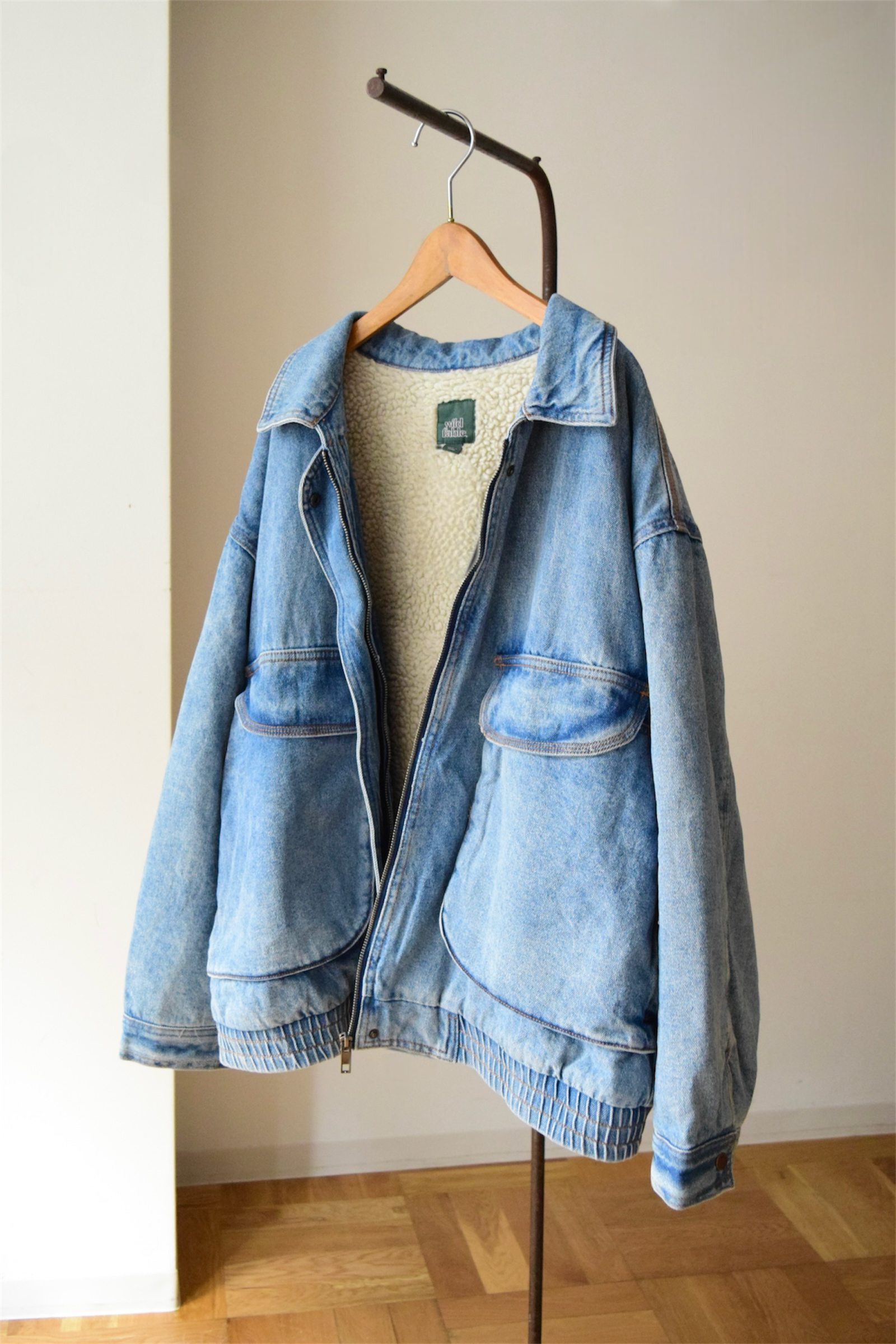 Denim boa blouson の画像 8
