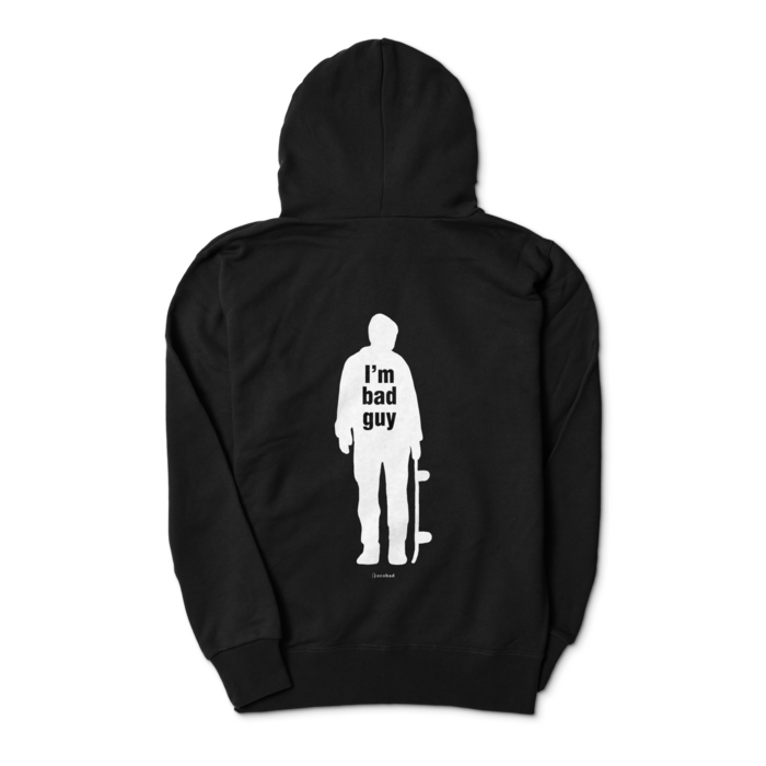 Ecobad パーカー Bad Guy 背面印刷 グラフィックファッションアイテム専門店ecobad エコバド