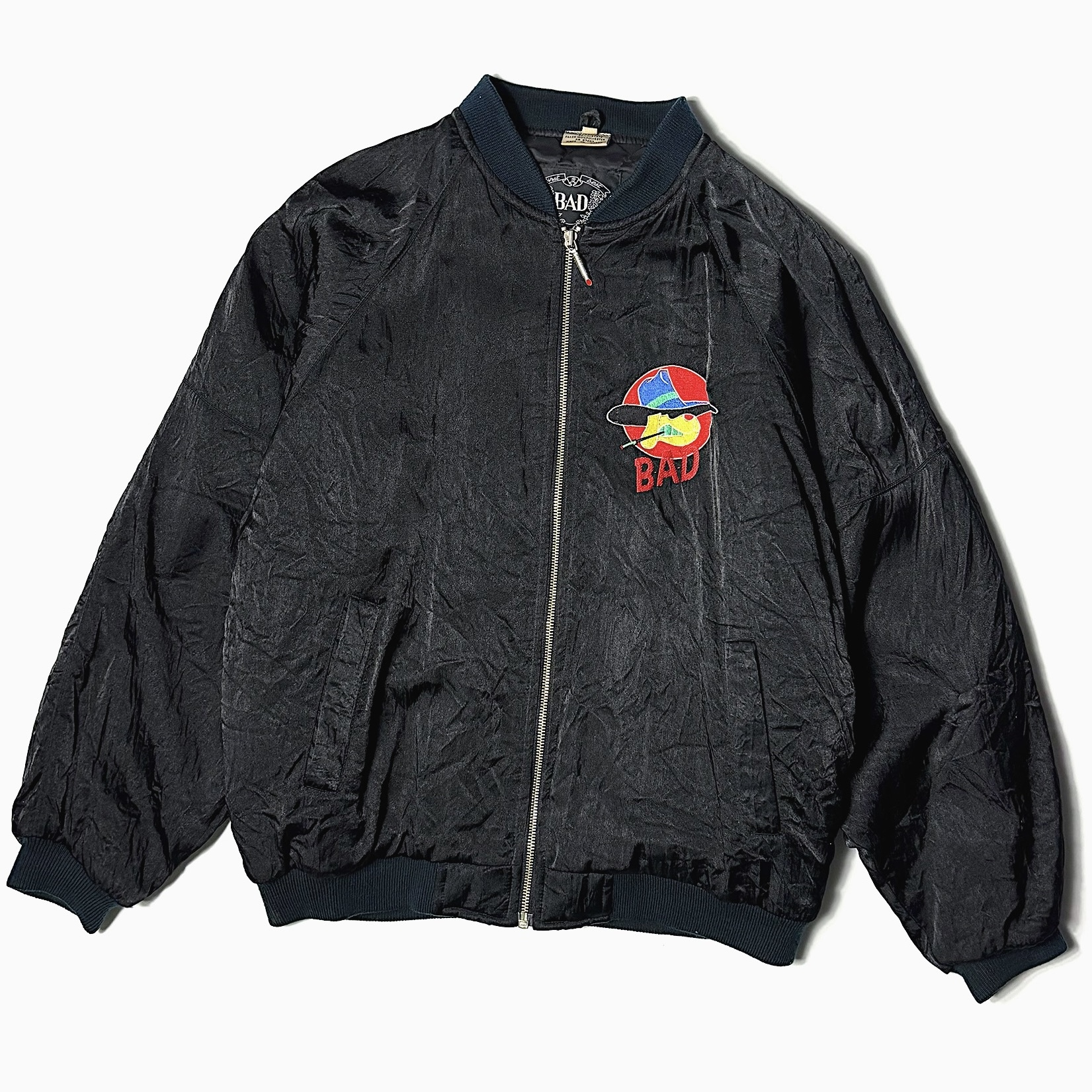 Vintage 80〜90's【B・A・D】"BAD FOR THE GOOD TIME" Nylon Jacket の画像 2