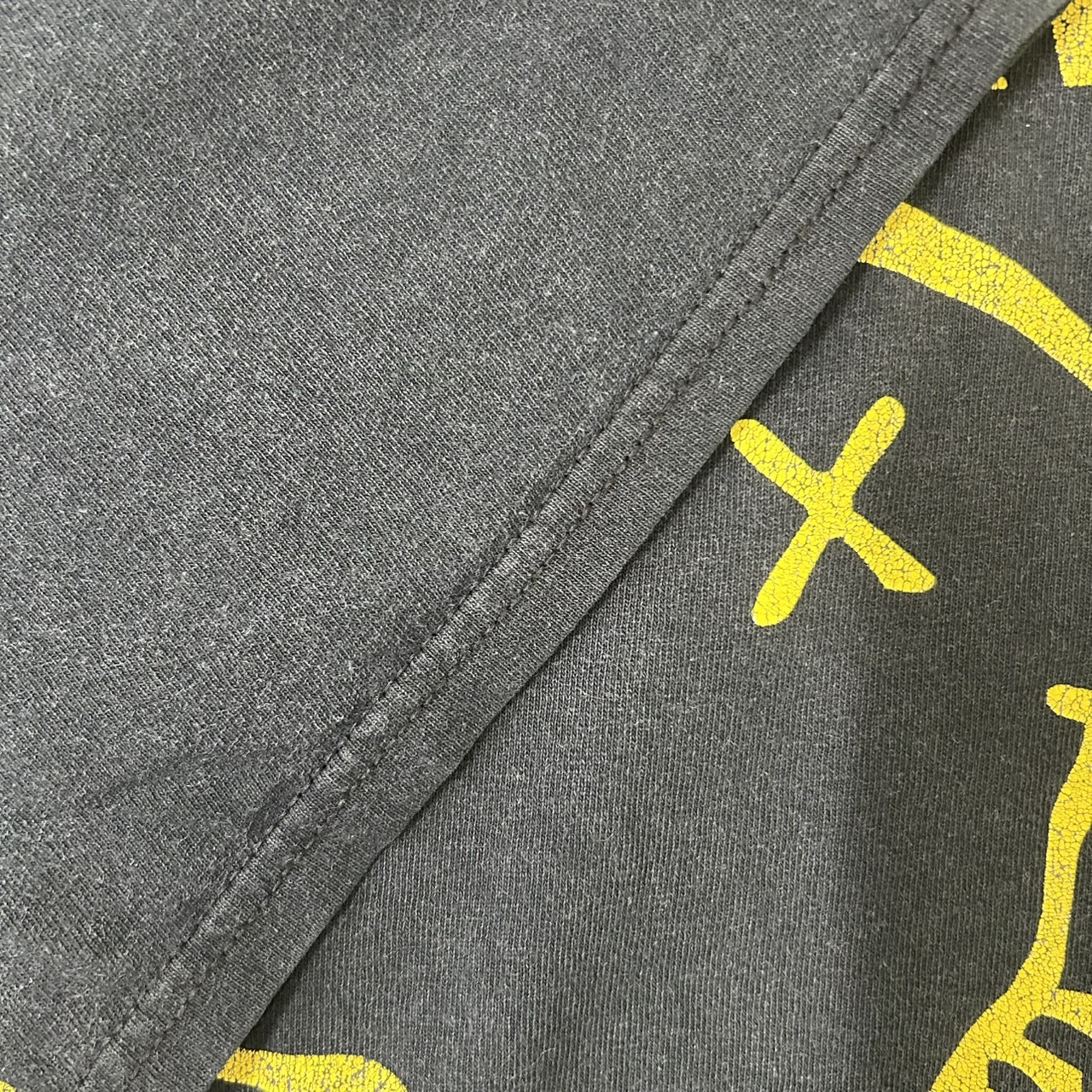 Nirvana スマイルロゴ Tシャツ 1992 Copyright グランジ フェード ブラック Fits XL の画像 7