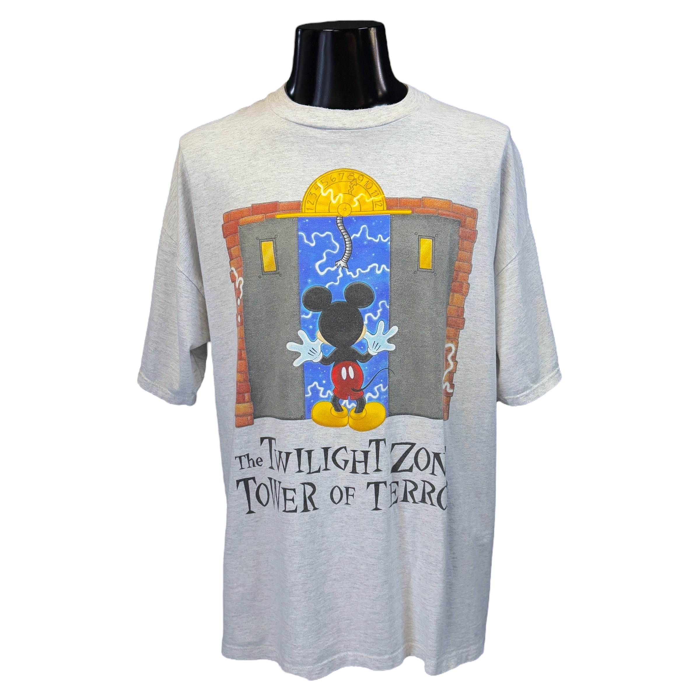 【DISNEY】ディズニー タワーオブテラー “The TWILIGHT ZONE TOWER OF TERROR” 90’s Vintage Tシャツ XL