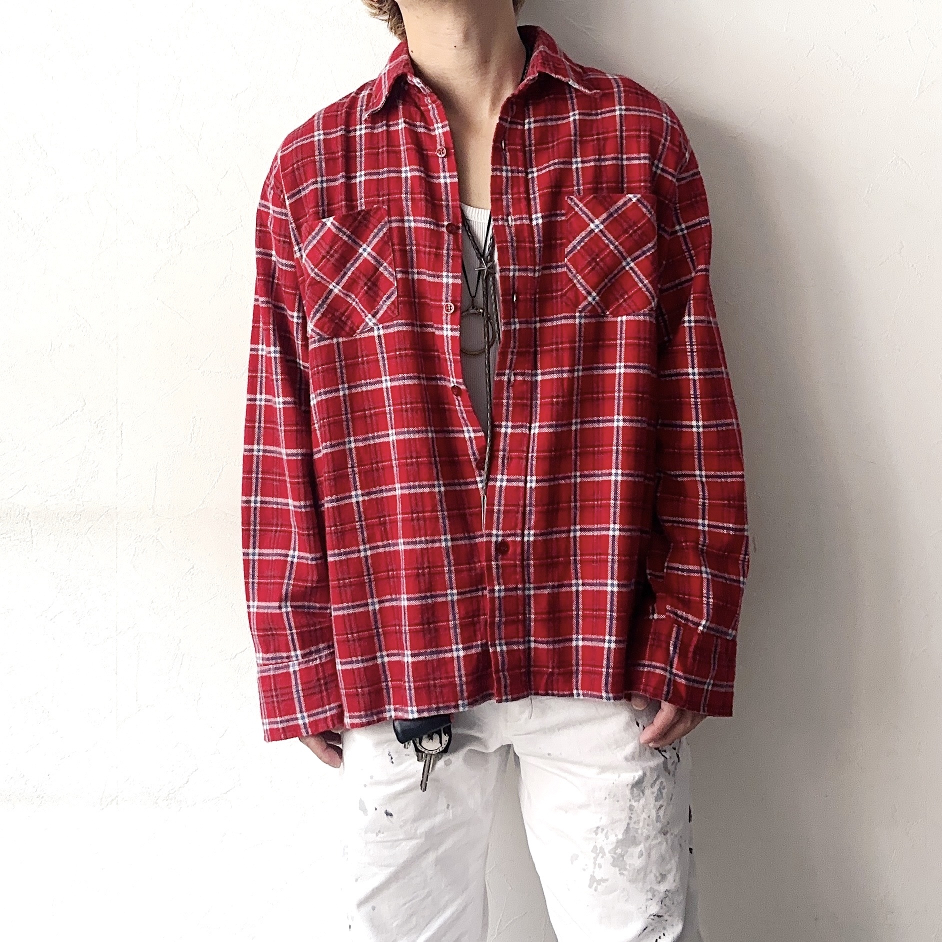 Vintage 80's【Royal Knight】Print Flannel Shirt の画像 3