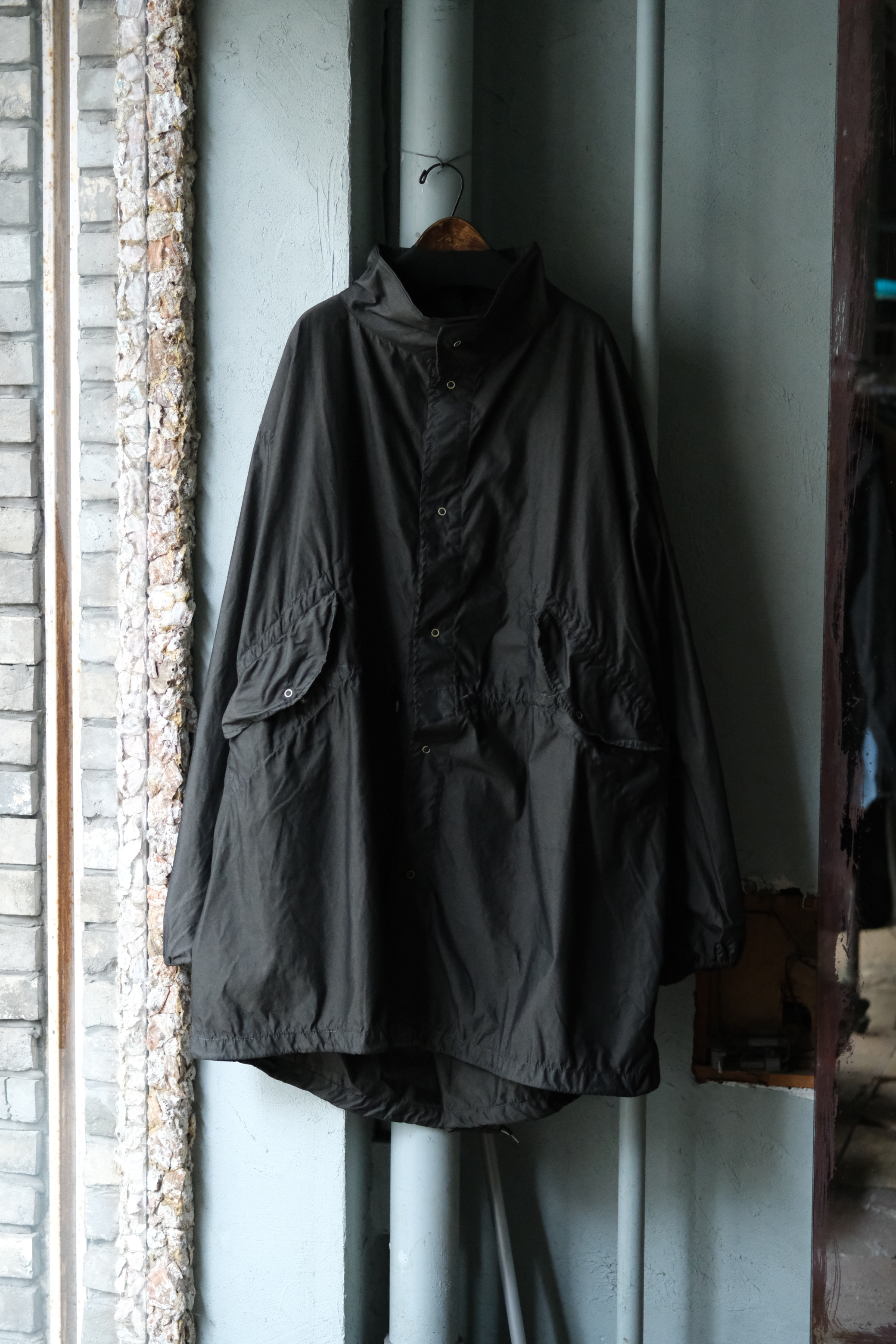 Utah/89’s “U.S.ARMY” snow camouflage parkaUtah/black over dye/stand collar remake