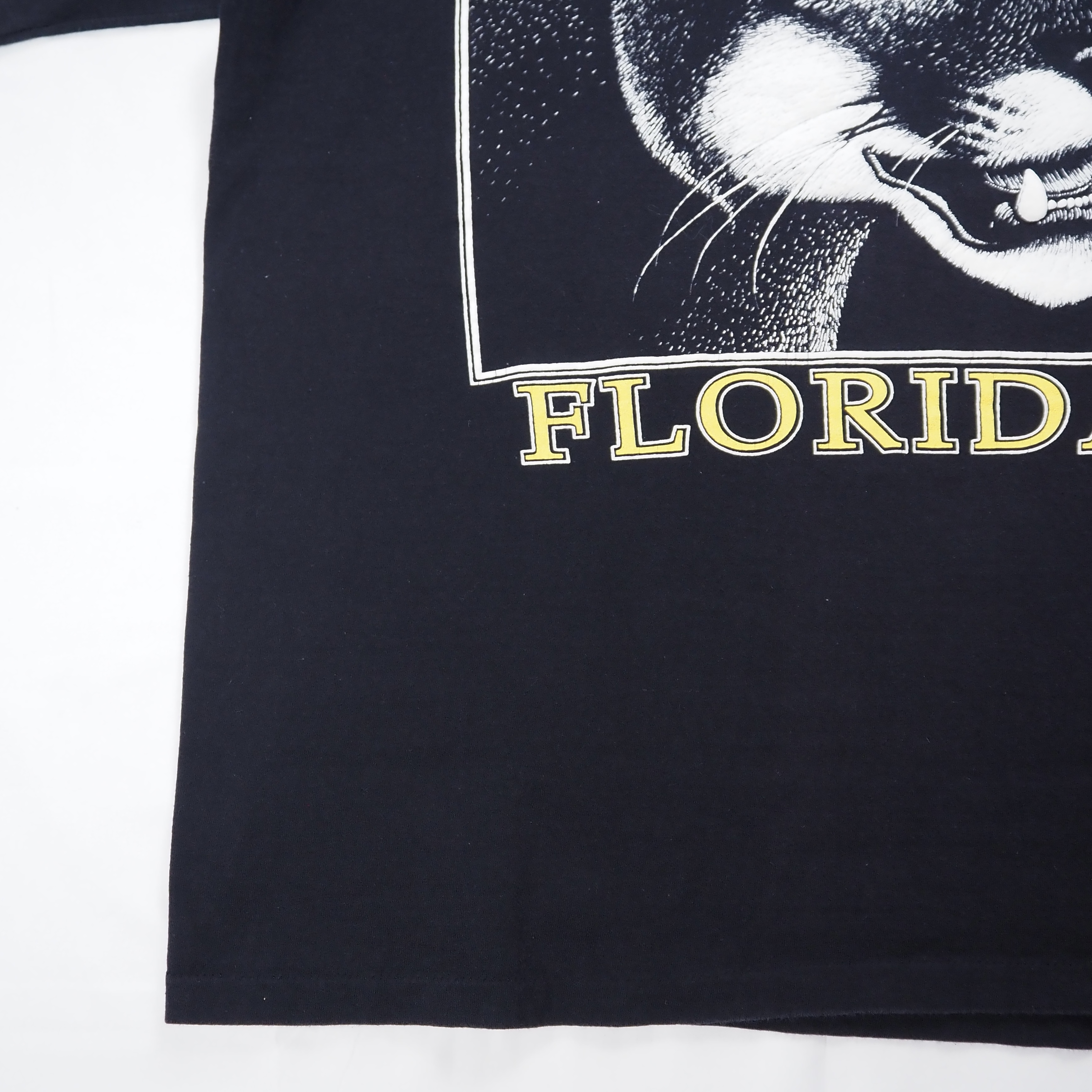 90’s ワイルドキャット Tシャツ ブラック Lサイズ程度 の画像 9