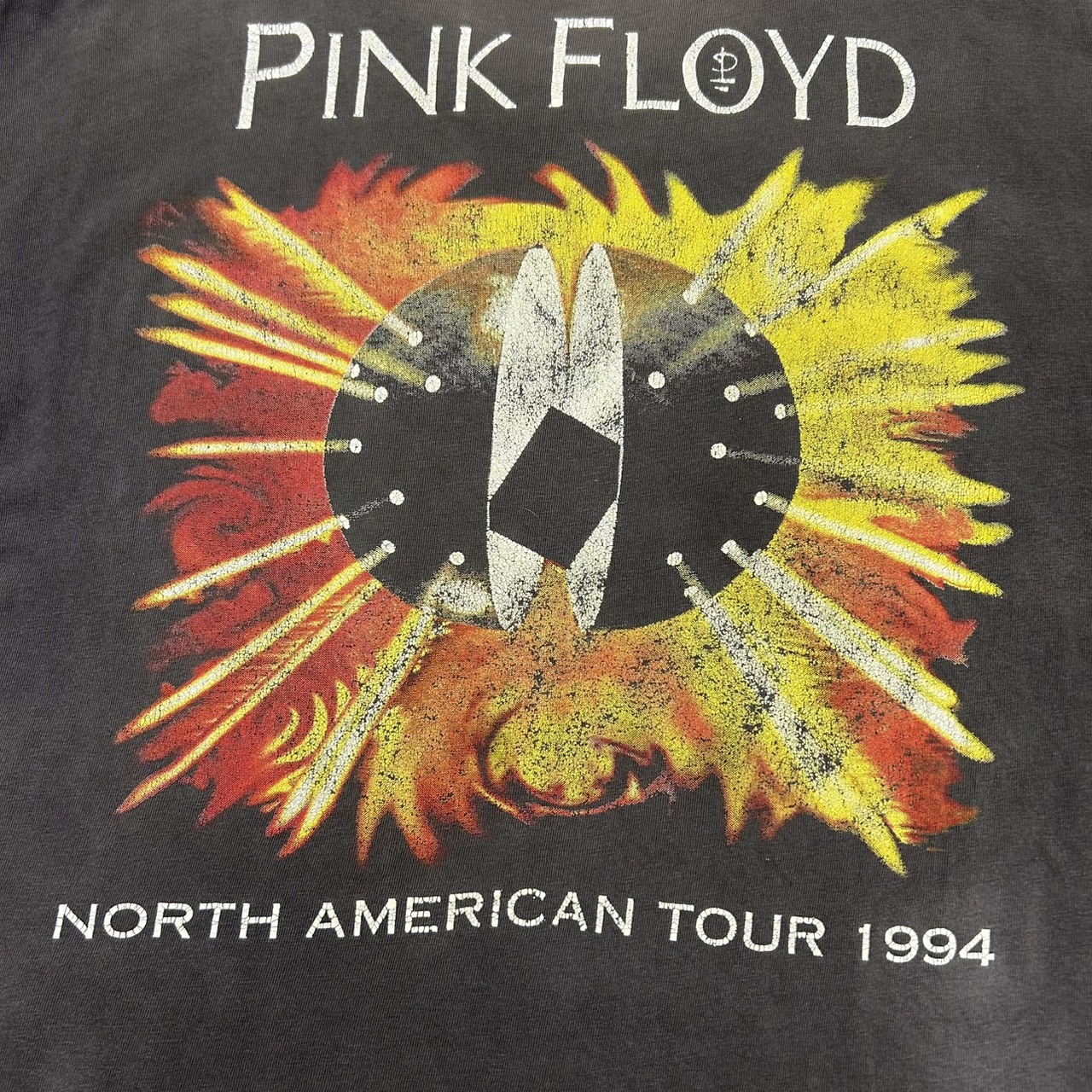 Pink Floyd “The Division Bell” Sun Graphic Vintage T-Shirt – XL の画像 4