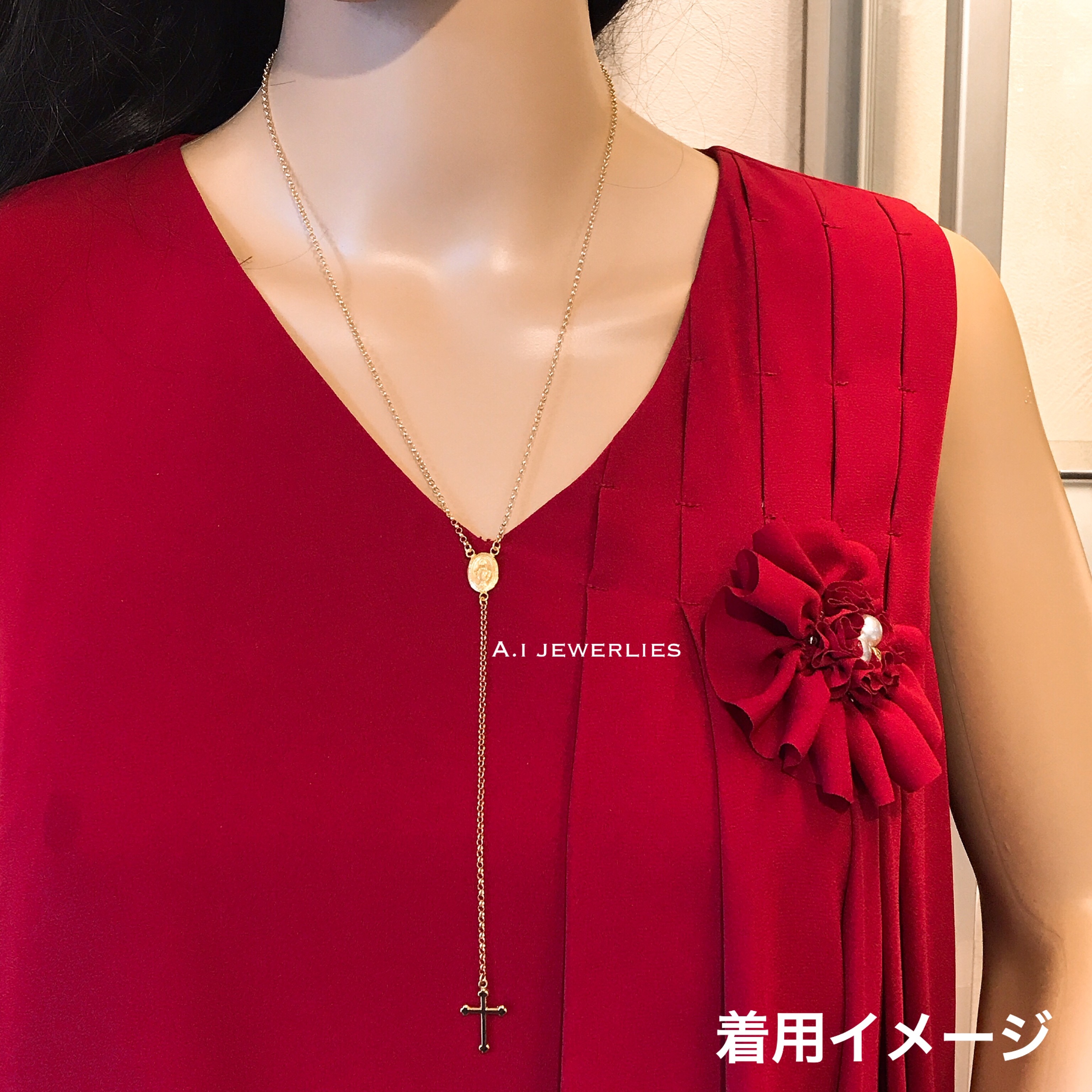 ネックレス 18金 50cm K18 ロザリオ ネックレス 50cm K18 Rosario Necklace 50cm A I Jewelries エイアイジュエリーズ ネックレス 18金 50cm K18 ロザリオ ネックレス 50cm K18 Rosario Necklace 50cm A I Jewelries エイアイジュエリーズ