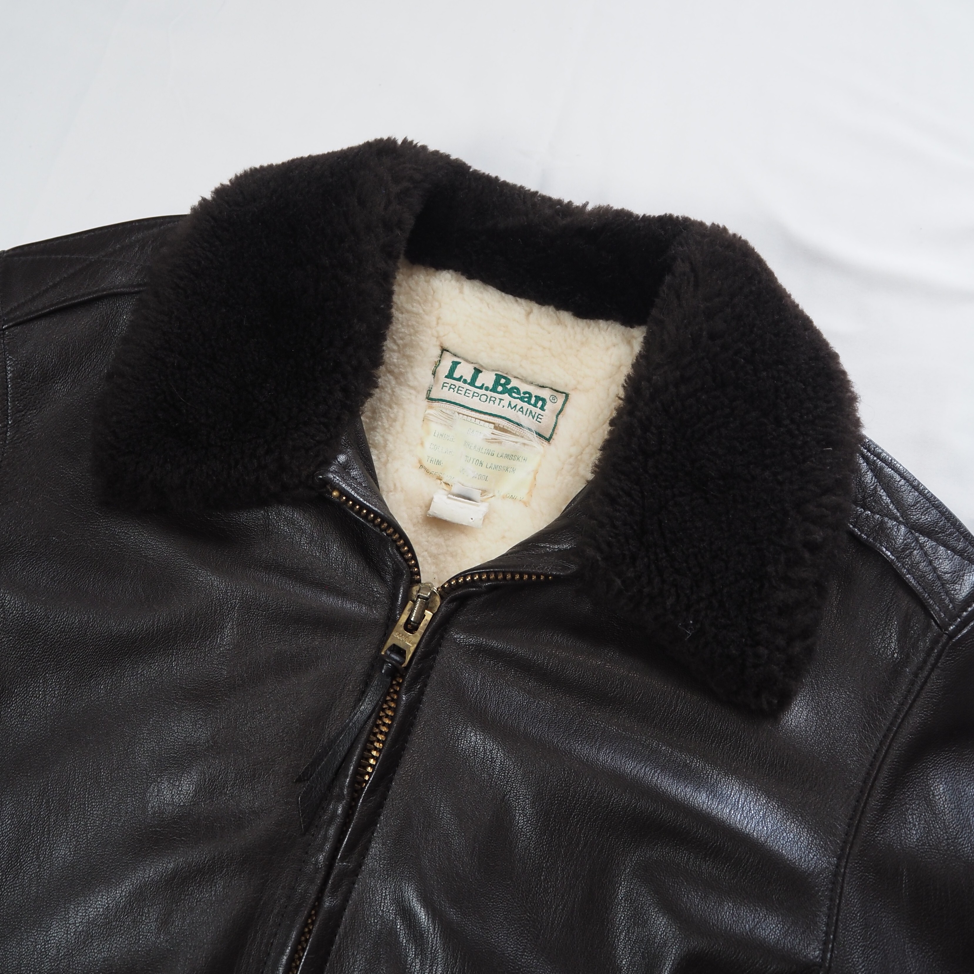 【9/23 20:00入荷】L.L. Bean G-1 レザージャケット の画像 5