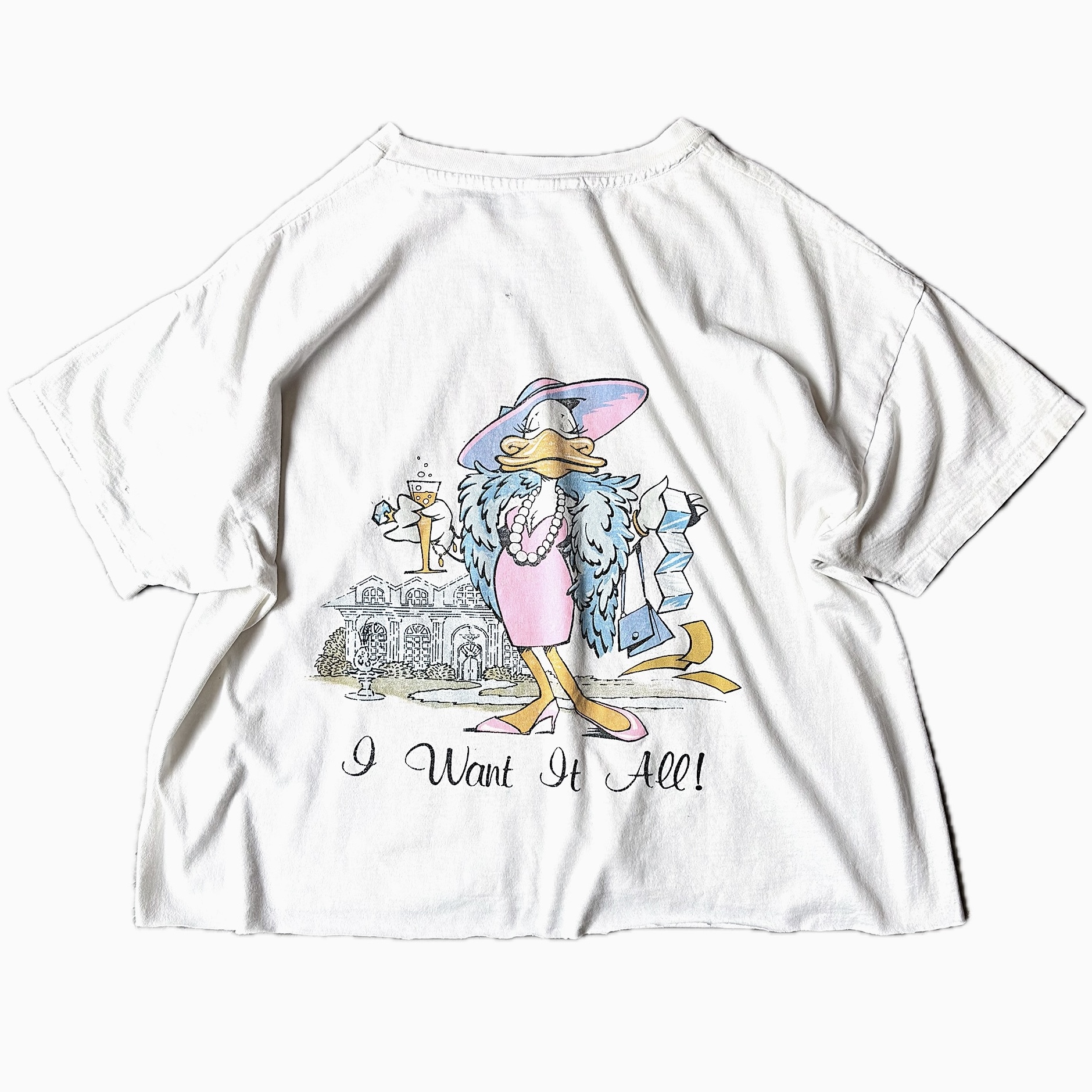 Vintage 90's【anvil】"OH SHIT!" Grunge T-shirt の画像 2