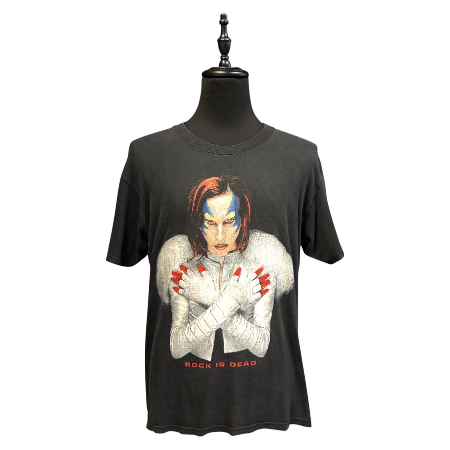 【MARILYN MANSON】マリリンマンソン “ROCK IS DEAD omega” Tシャツ L