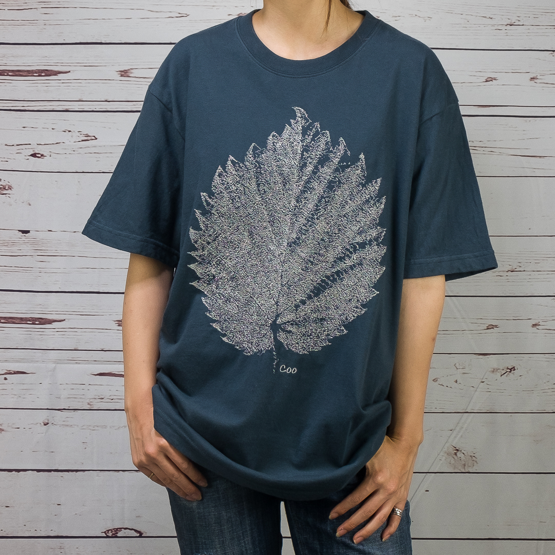 刺繍tシャツ Leafー Tl1 L Embroidery Fashion Coo