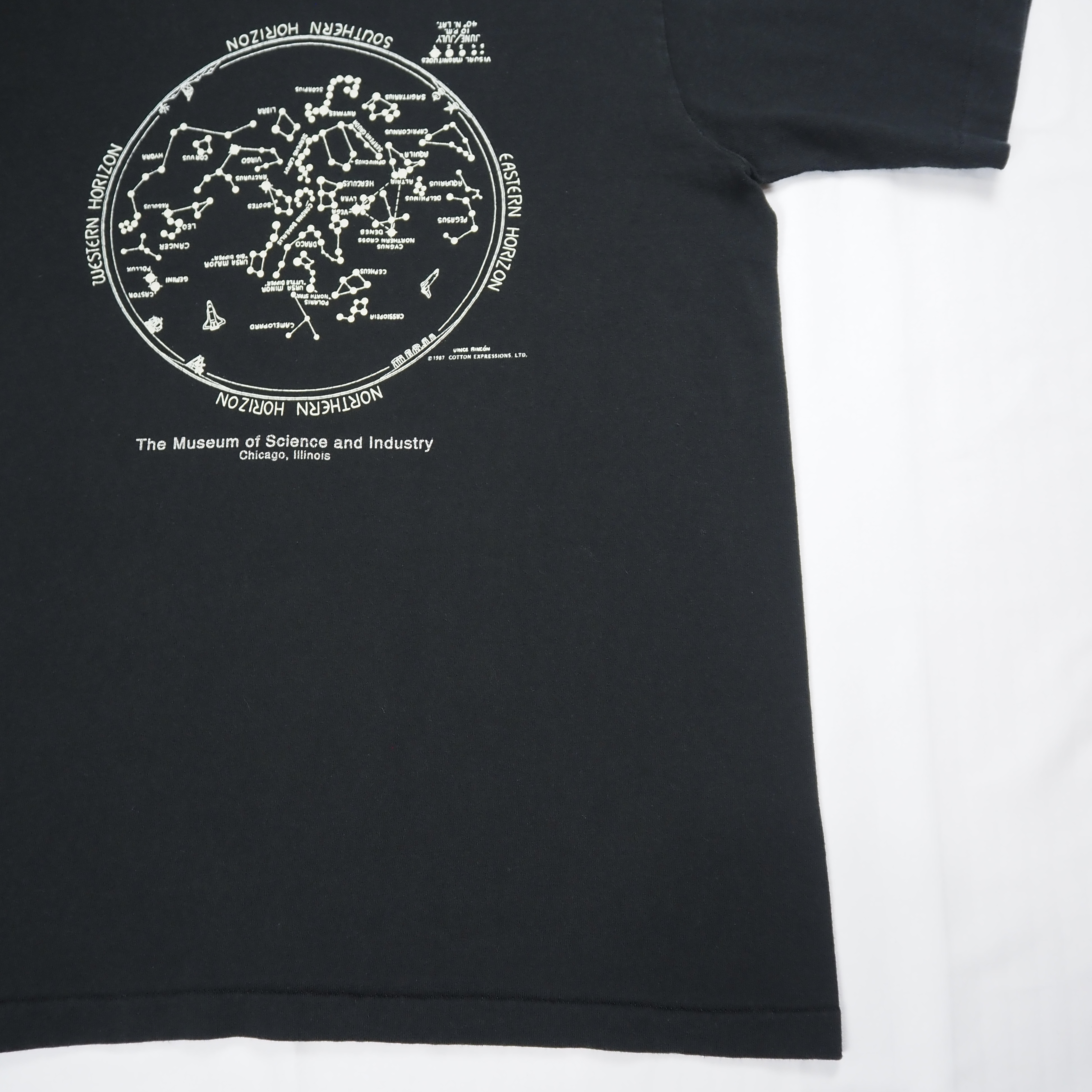 90’s フルーツタグ 星座Tシャツ Mサイズ ブラック の画像 11